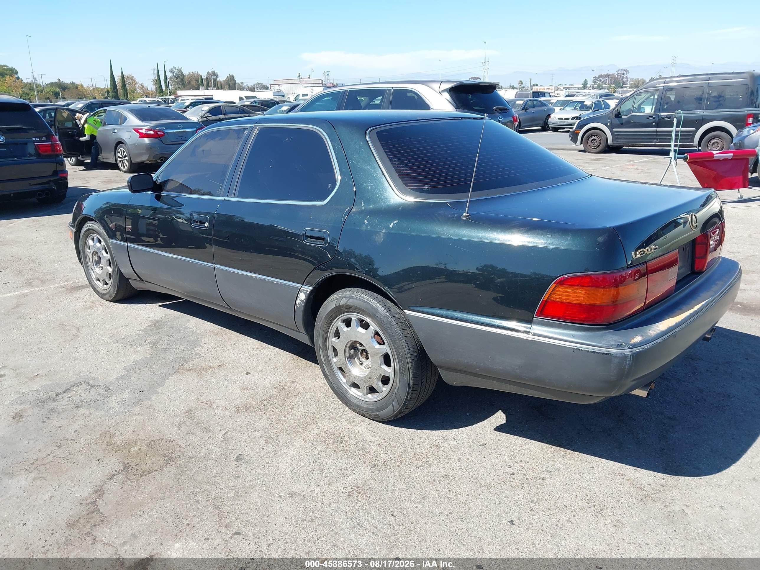 1993 Lexus Ls 400 Green vin: JT8UF11EXP0185568