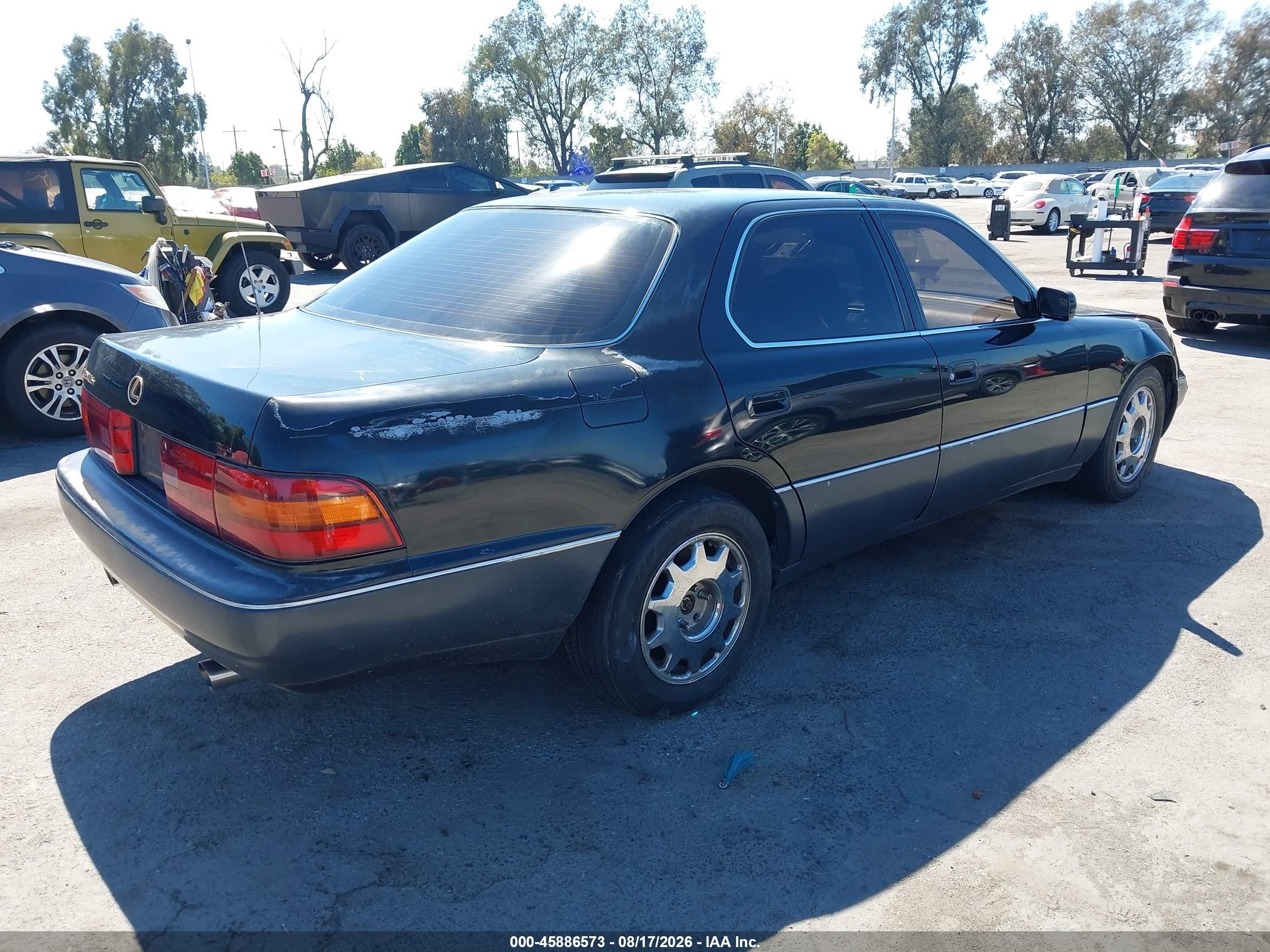 1993 Lexus Ls 400 Green vin: JT8UF11EXP0185568
