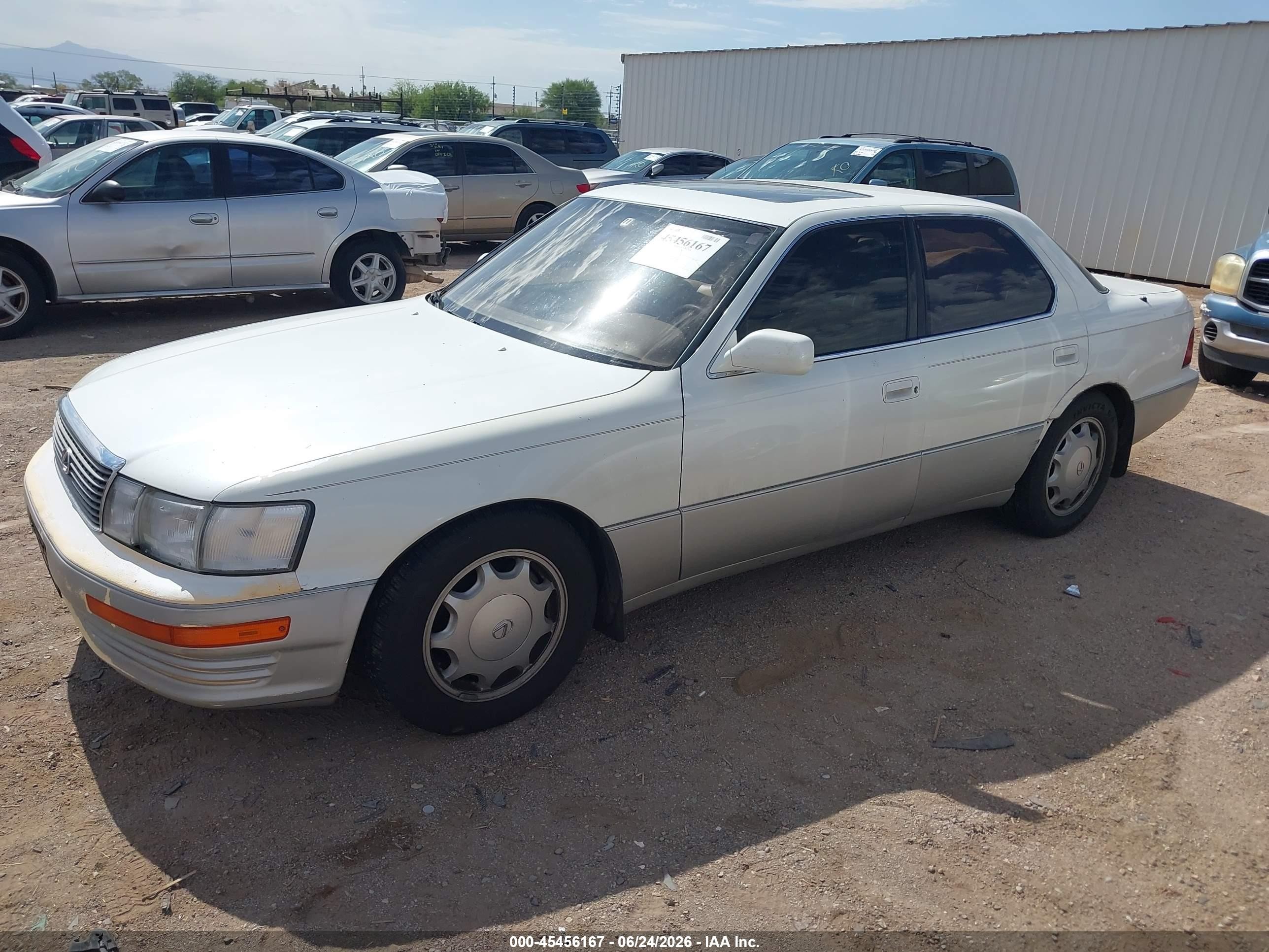 1994 Lexus Ls 400 White vin: JT8UF11EXR0205174