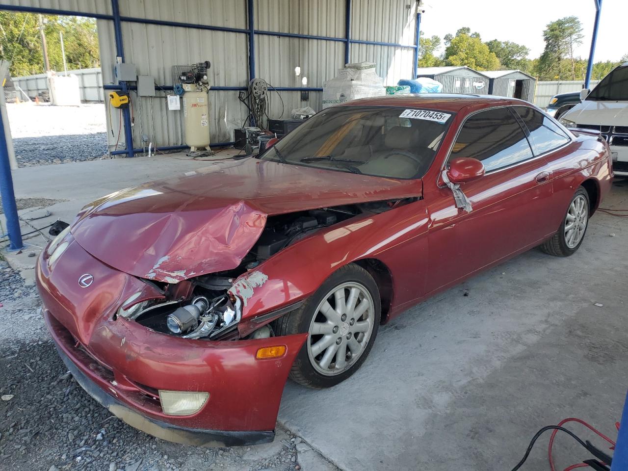 1992 Lexus Sc 400 Burgundy vin: JT8UZ30C2N0021067