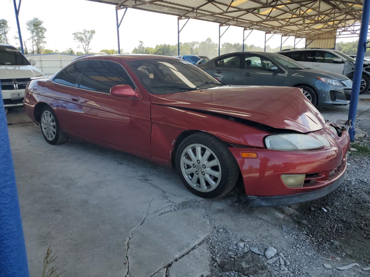 1992 Lexus Sc 400 Burgundy vin: JT8UZ30C2N0021067