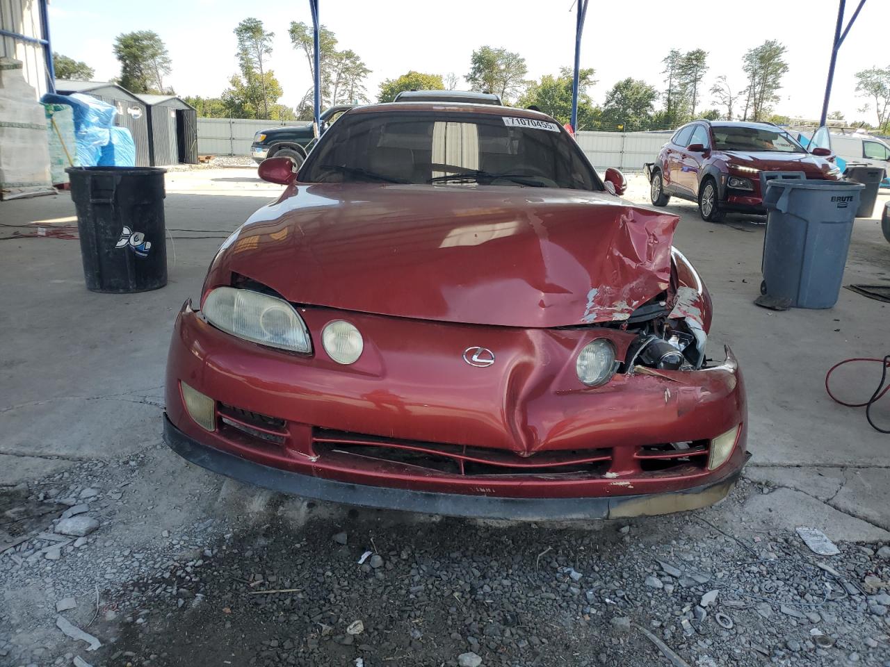 1992 Lexus Sc 400 Burgundy vin: JT8UZ30C2N0021067
