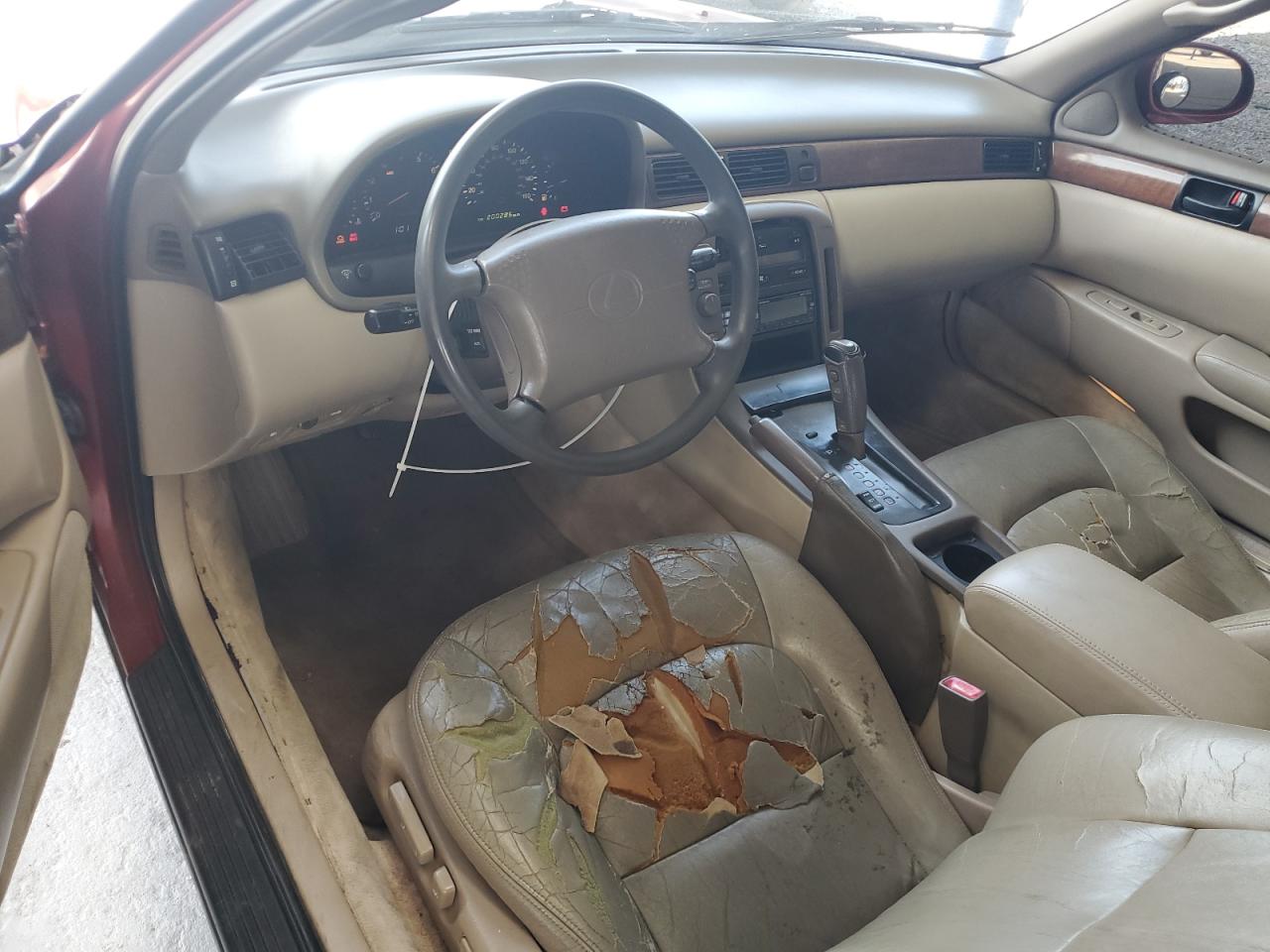 1992 Lexus Sc 400 Burgundy vin: JT8UZ30C2N0021067
