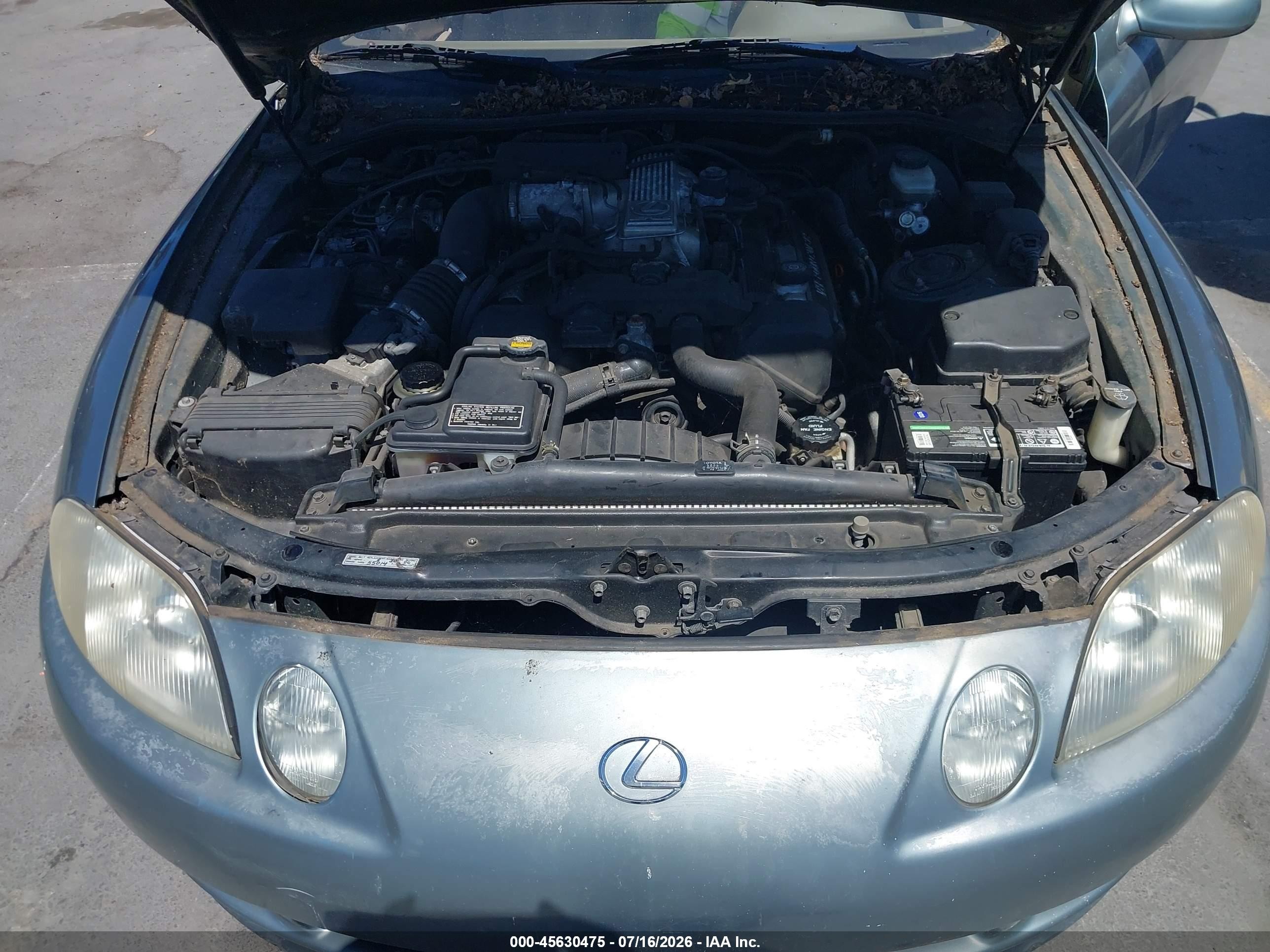 1994 Lexus Sc 400 Blue vin: JT8UZ30C2R0038456