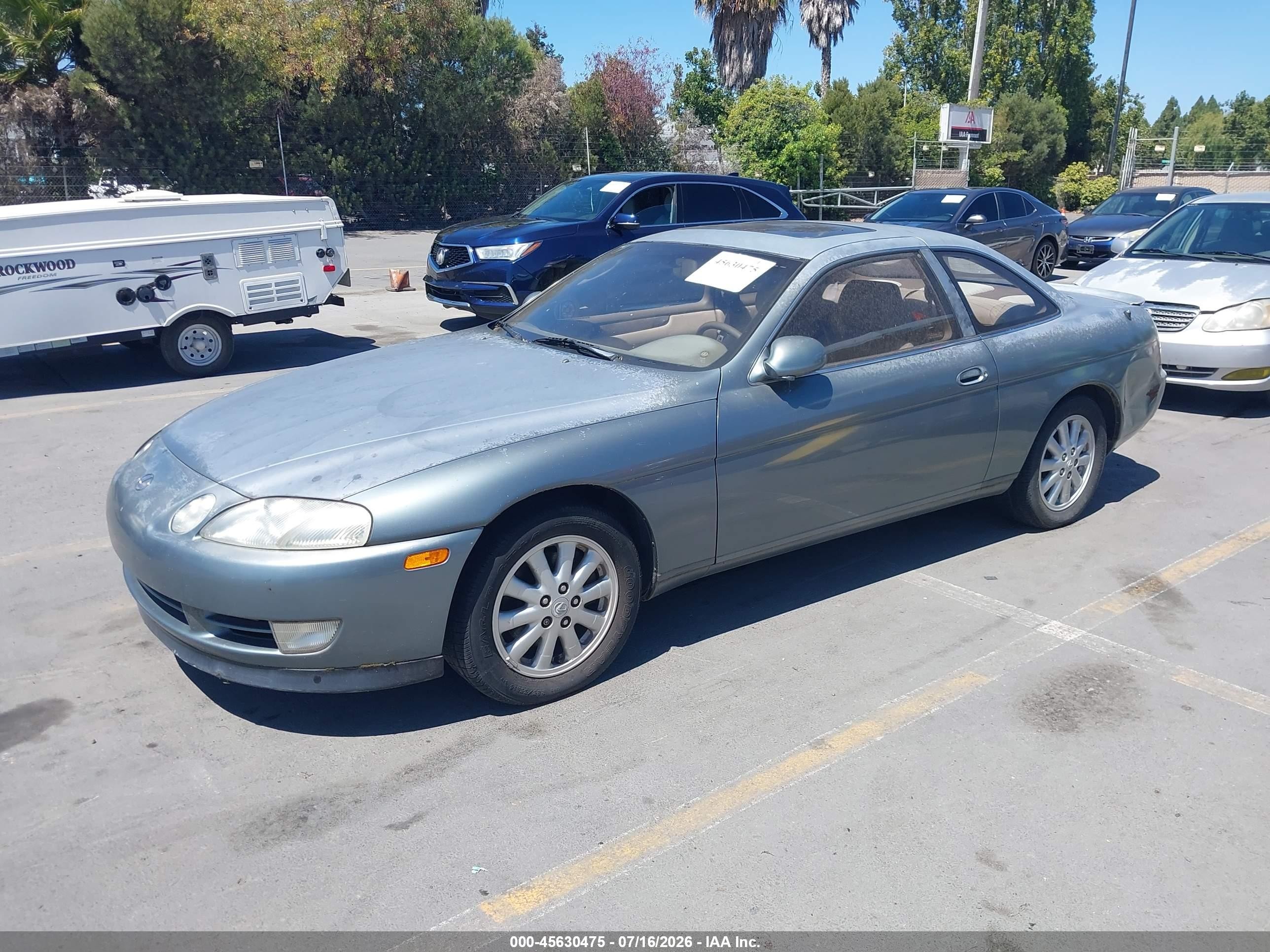 1994 Lexus Sc 400 Blue vin: JT8UZ30C2R0038456