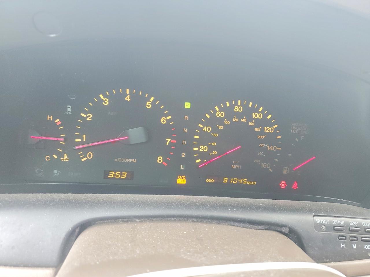 1995 Lexus Sc 400 Red vin: JT8UZ30C3S0046006