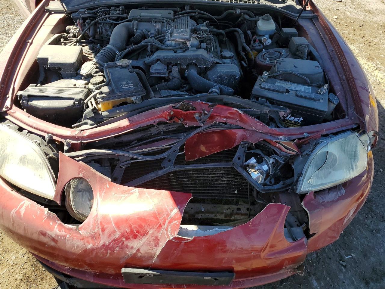 1993 Lexus Sc 400 Base Burgundy vin: JT8UZ30C4P0030033