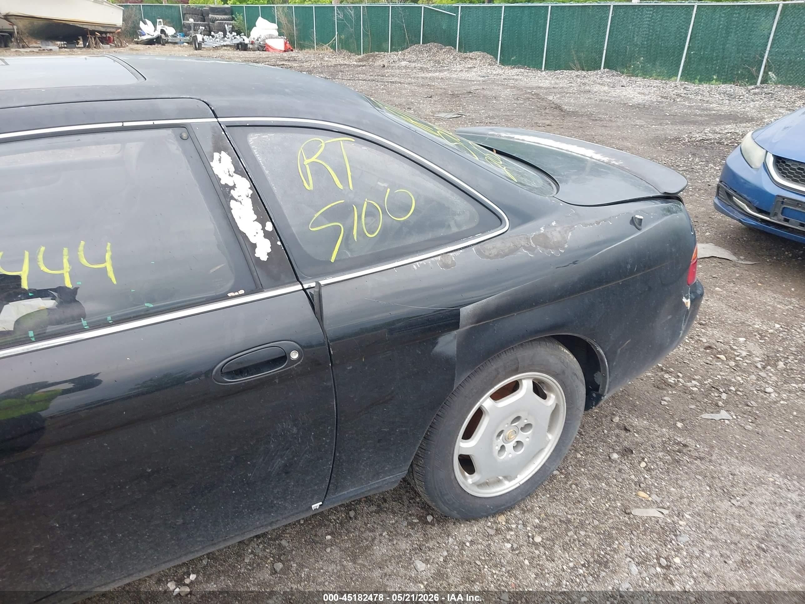 1993 Lexus Sc 400 Black vin: JT8UZ30C6P0034326