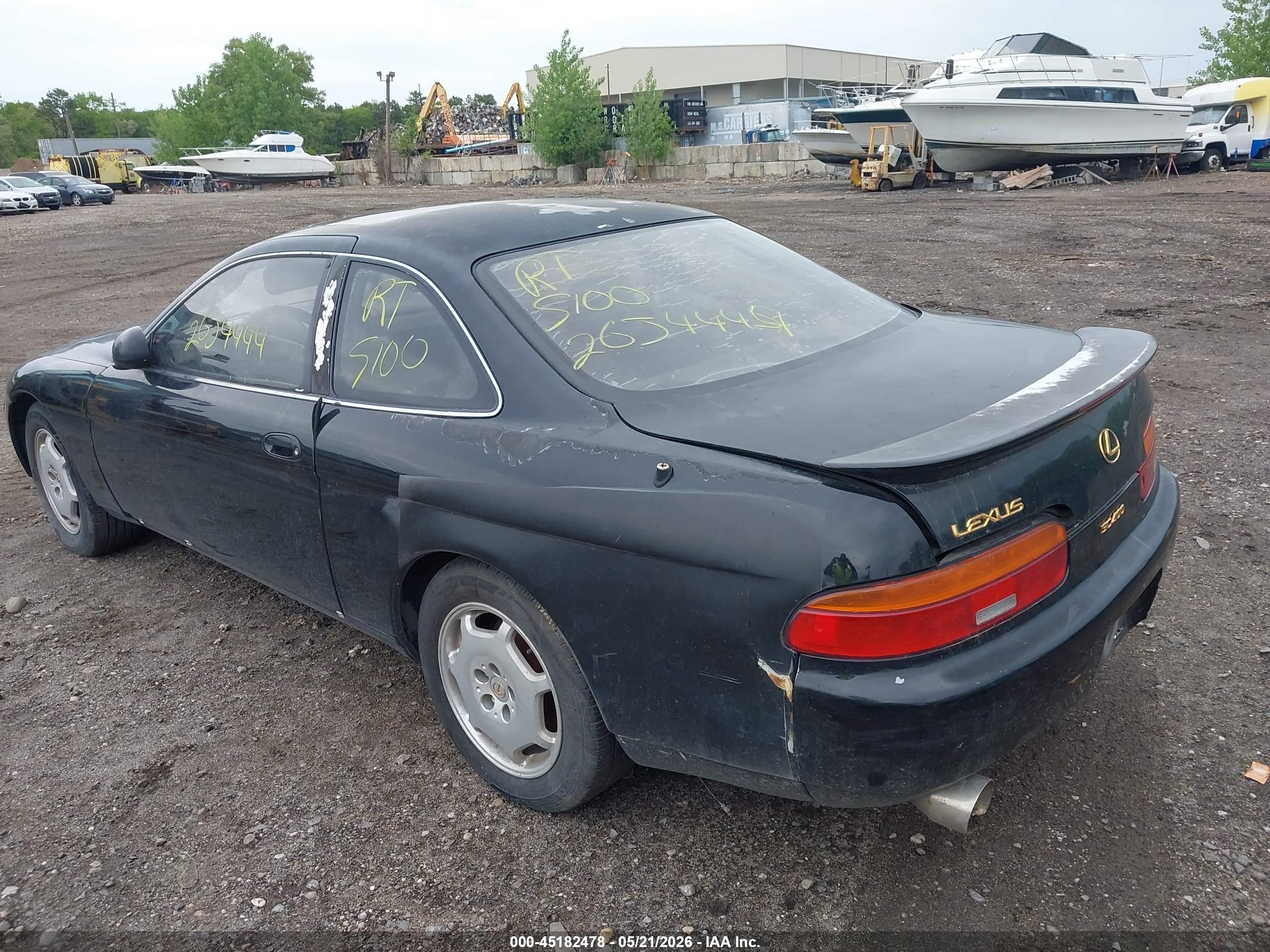 1993 Lexus Sc 400 Black vin: JT8UZ30C6P0034326