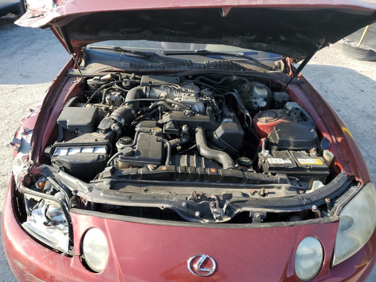 1992 Lexus Sc 400 Burgundy vin: JT8UZ30C8N0002863