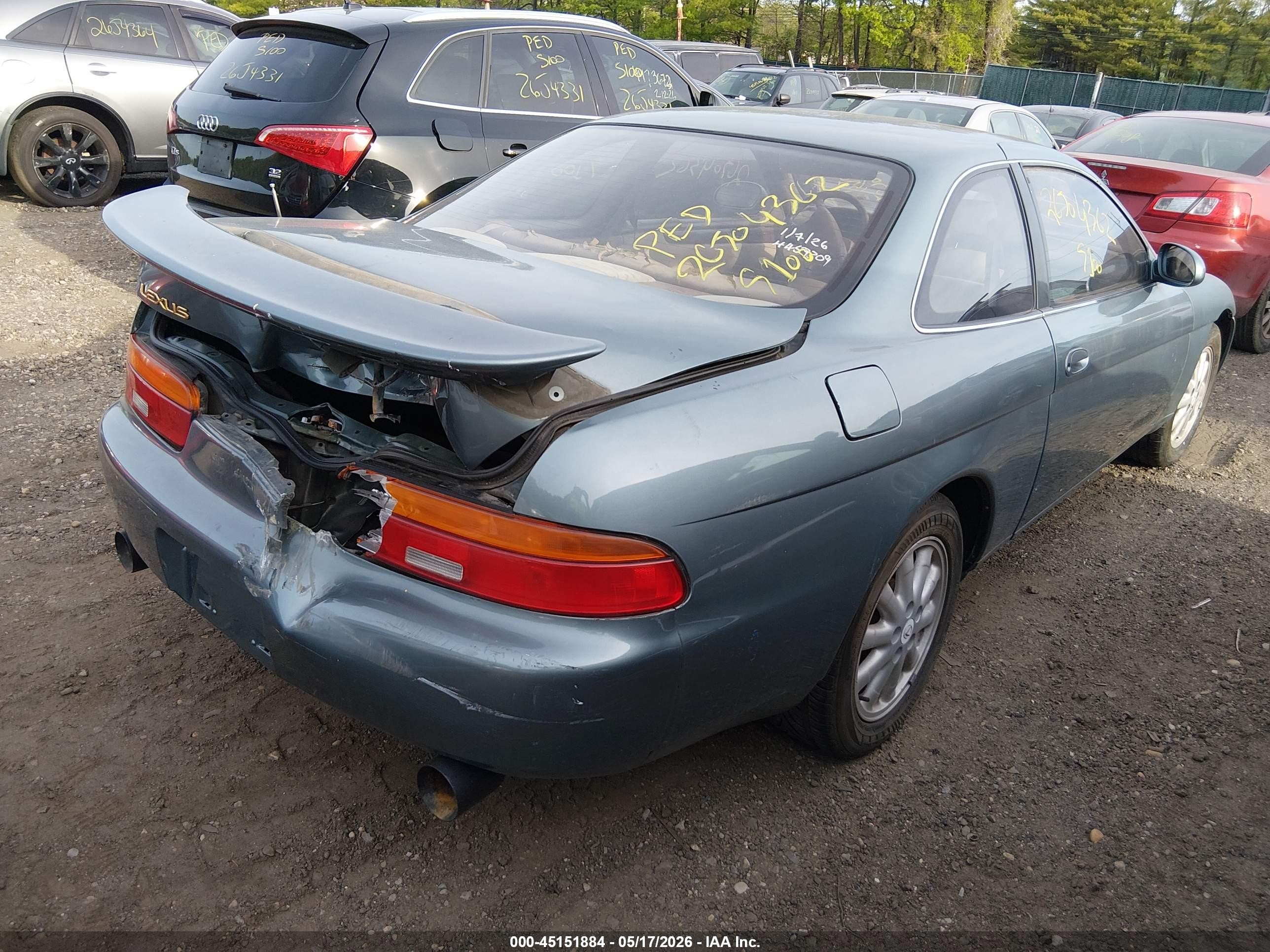 1993 Lexus Sc 400 Blue vin: JT8UZ30CXP0031509