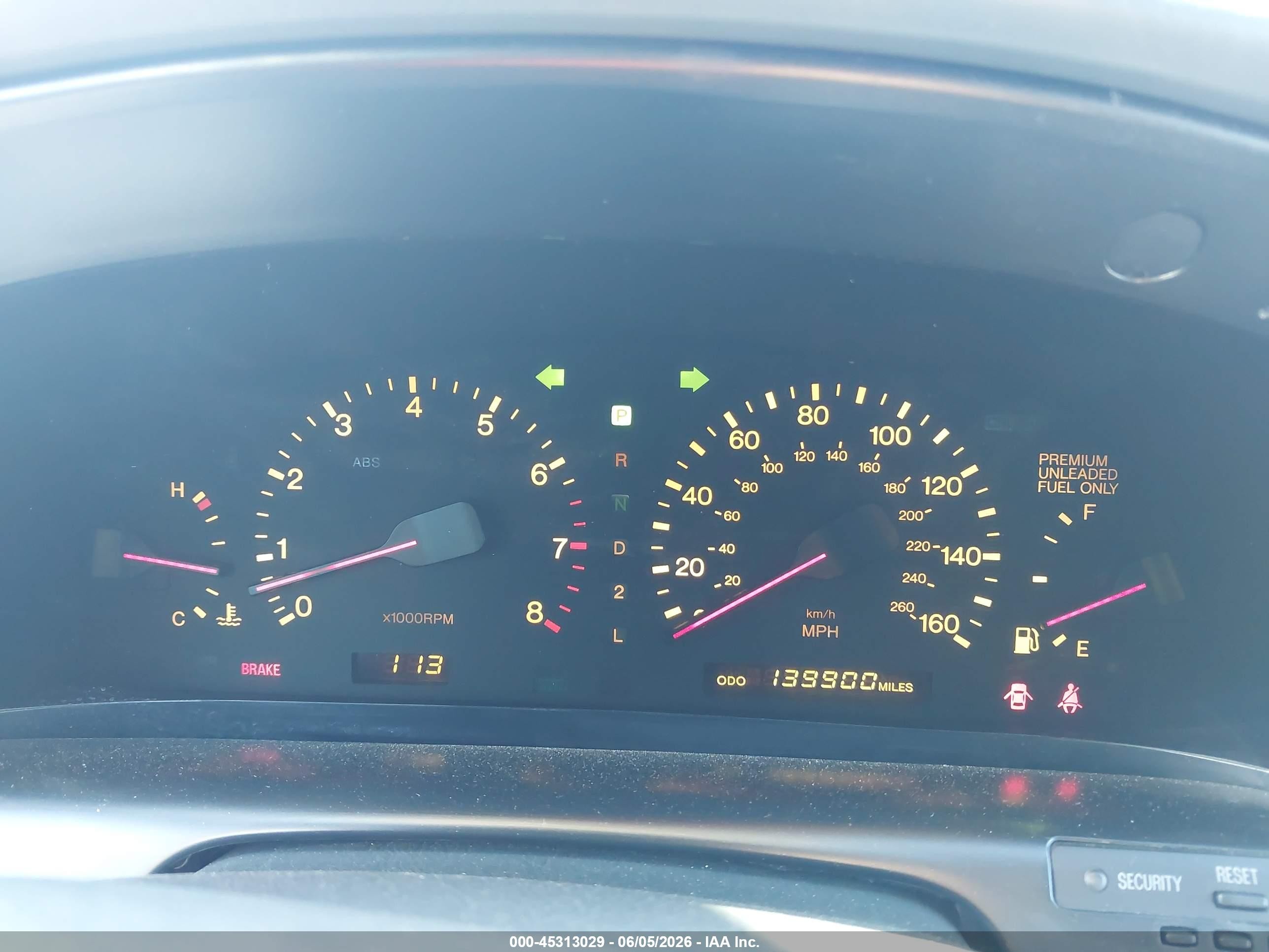 1994 Lexus Sc 400 Navy vin: JT8UZ30CXR0038656
