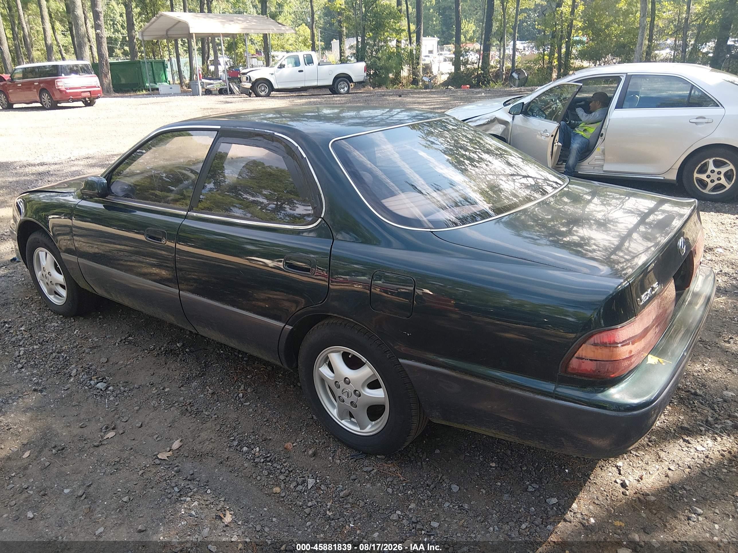1992 Lexus Es 300 Green vin: JT8VK13T2N0042722