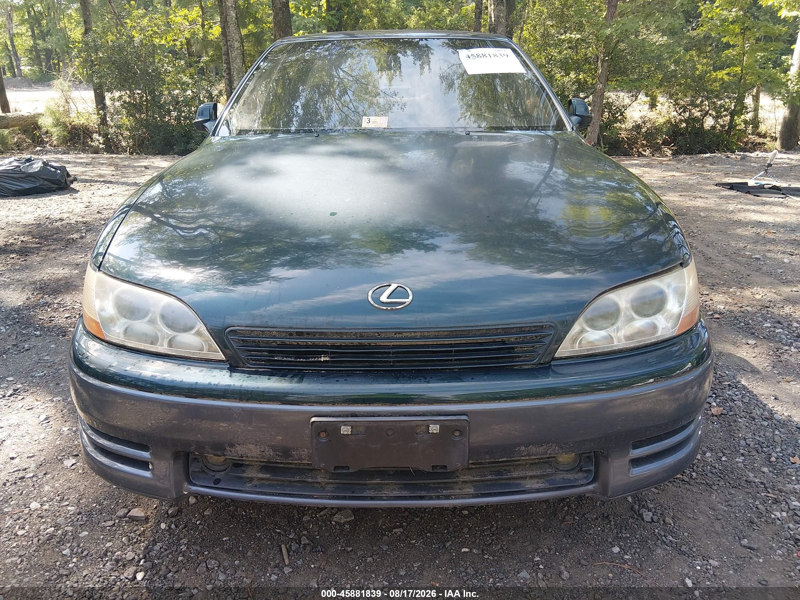 1992 Lexus Es 300 Green vin: JT8VK13T2N0042722