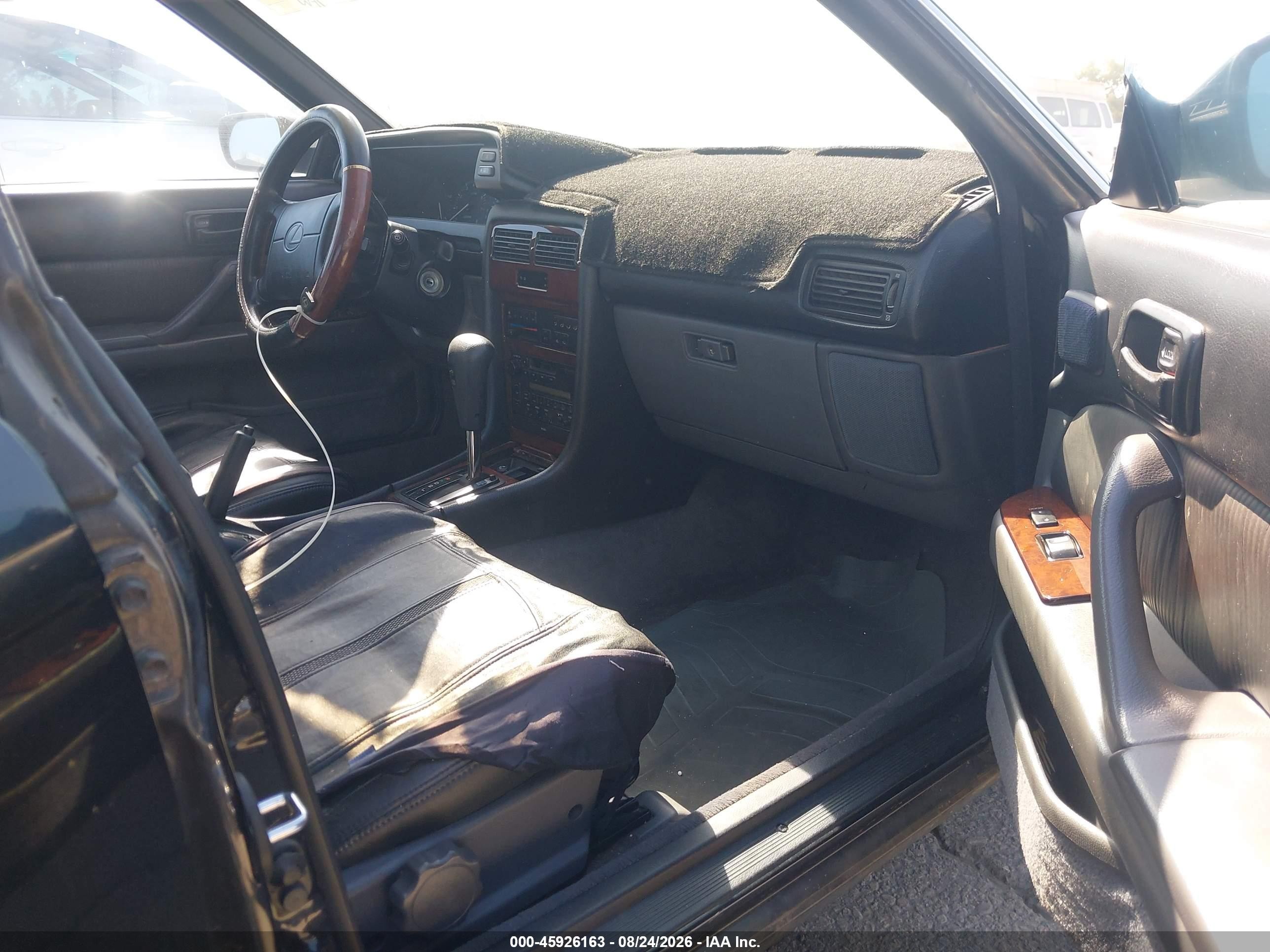 1990 Lexus Es 250/250 Se-r Black vin: JT8VV22T1L0091812