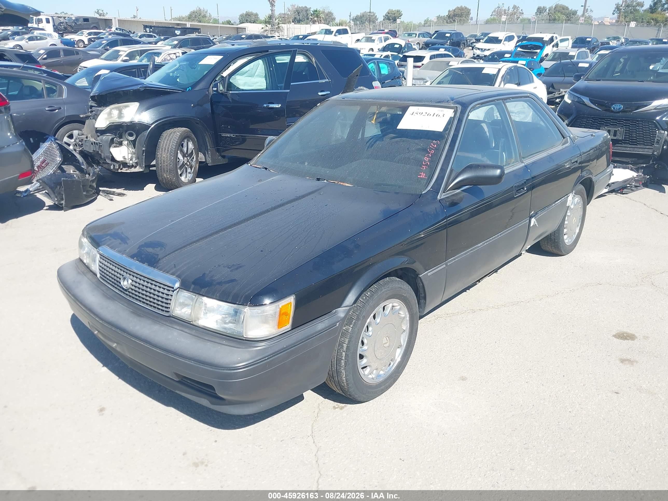 1990 Lexus Es 250/250 Se-r Black vin: JT8VV22T1L0091812