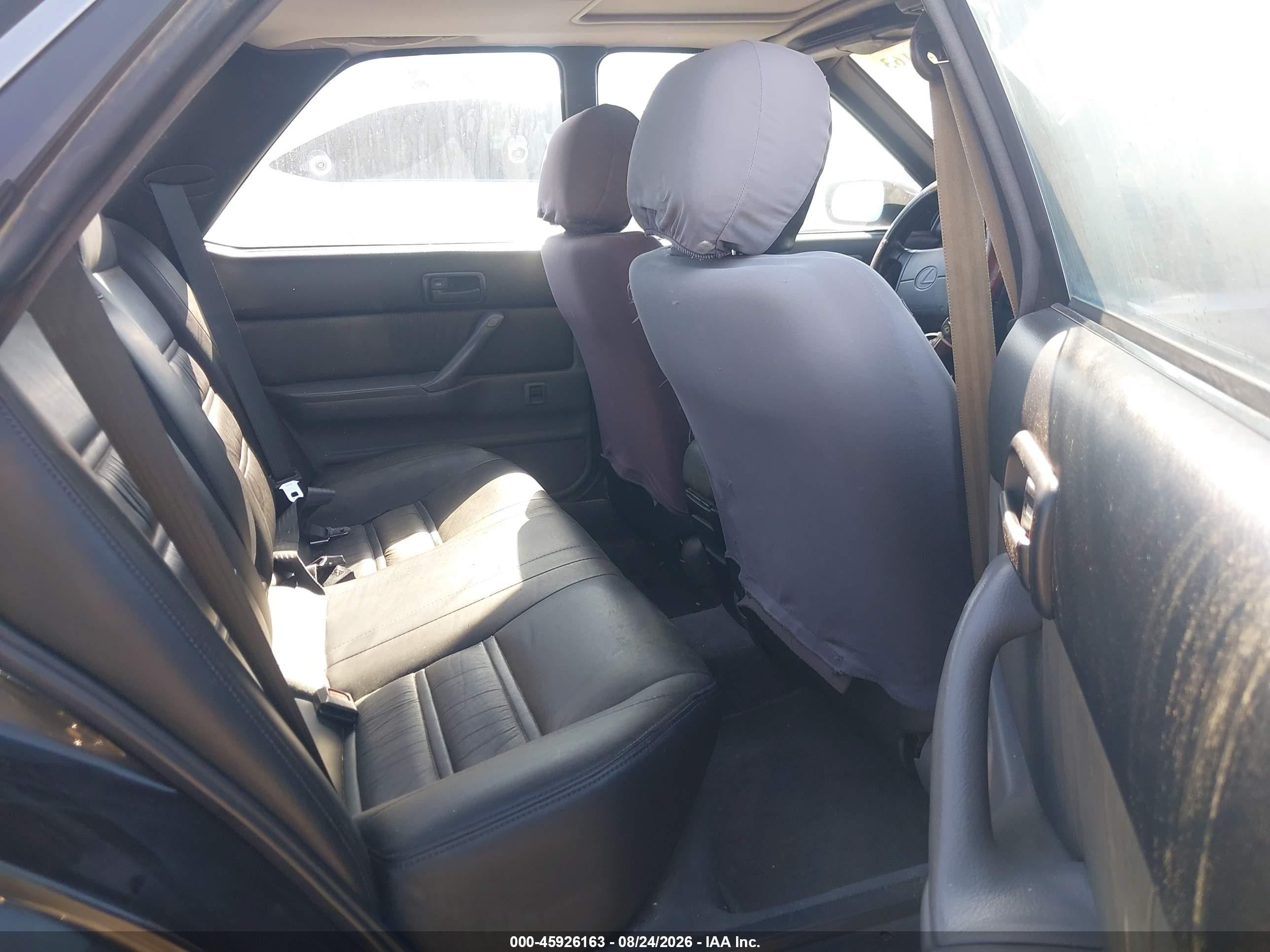 1990 Lexus Es 250/250 Se-r Black vin: JT8VV22T1L0091812