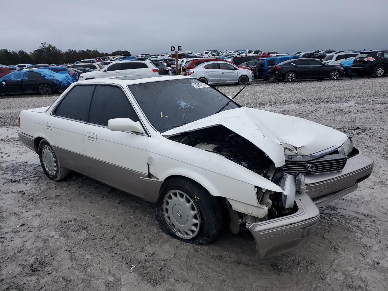 1990 Lexus Es 250 White vin: JT8VV22TXL0127853