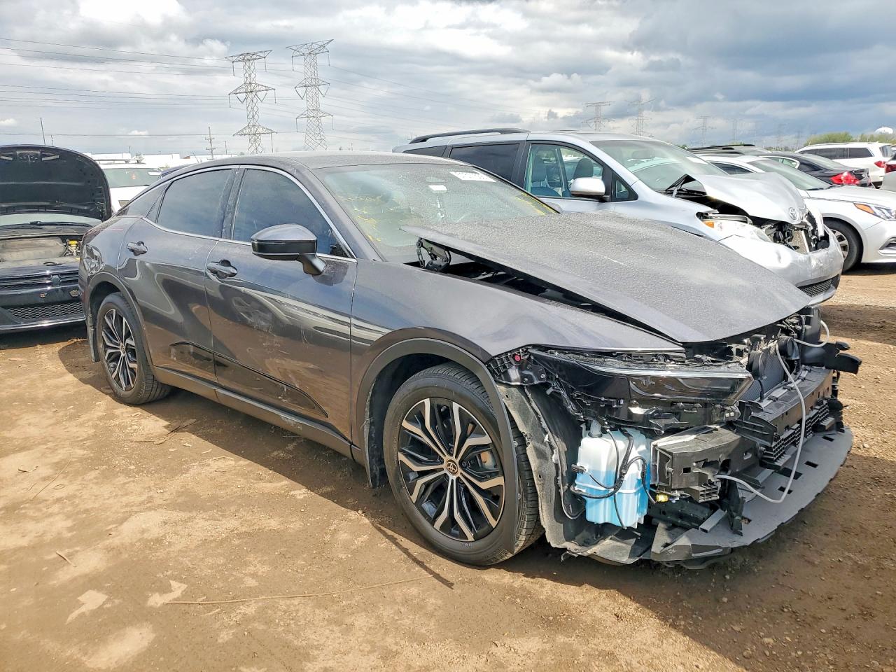 2023 Toyota Crown Xle Gray vin: JTDAAAAF2P3014324