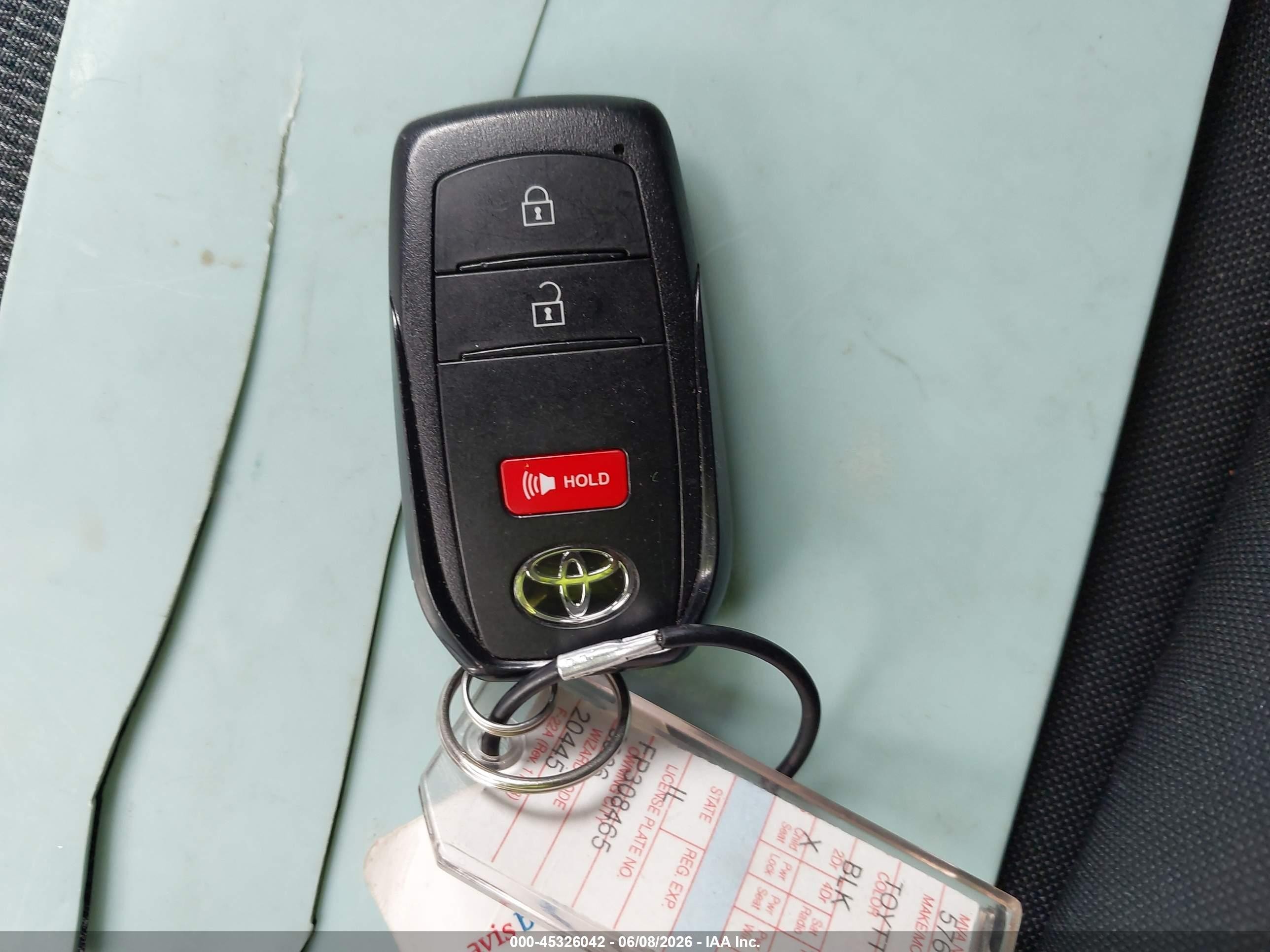 2025 Toyota Prius Le Черный vin: JTDACAAU1S3060664
