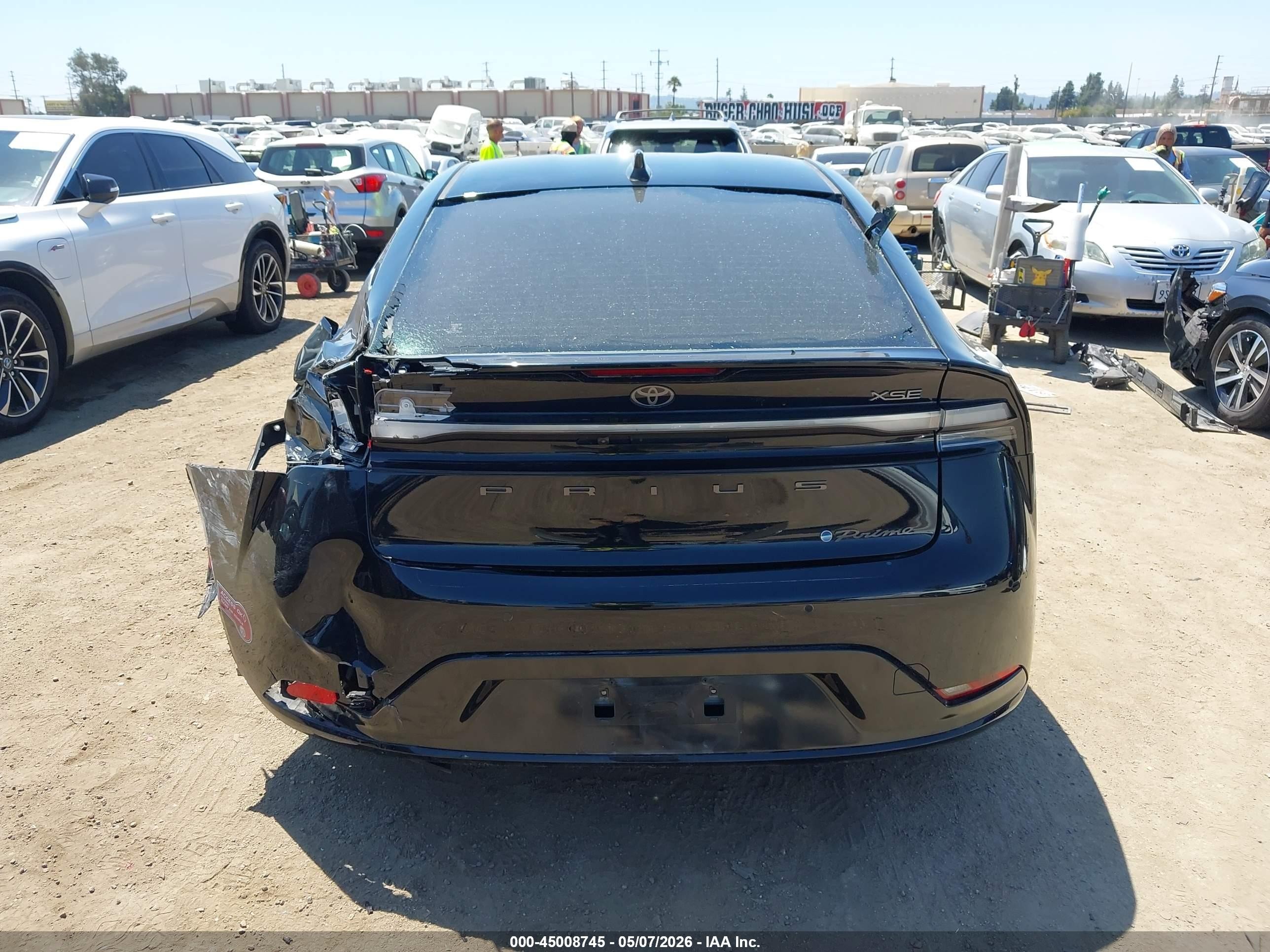 2023 Toyota Prius Prime Xse Black vin: JTDACACU1P3004034
