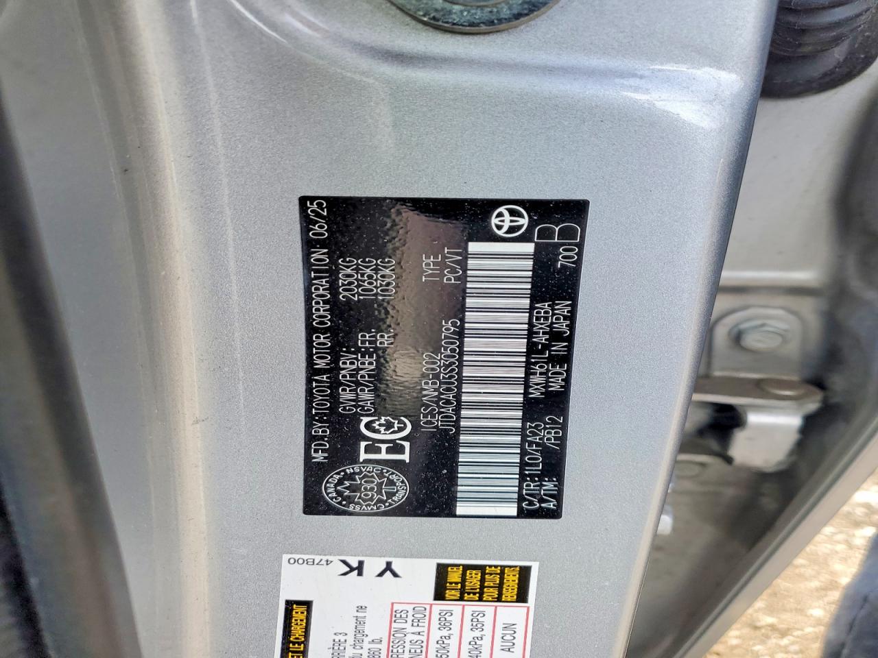 2025 Toyota Prius Plug-in Hybrid Se Серебряный vin: JTDACACU3S3050795