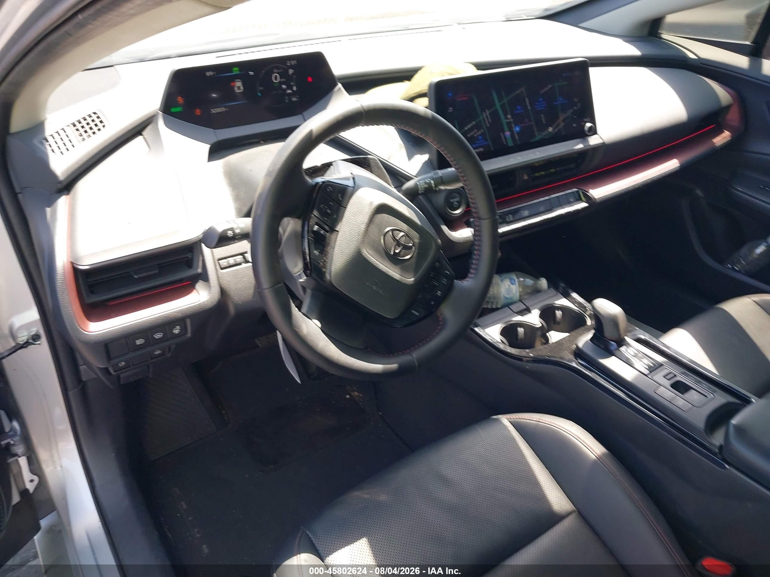 2024 Toyota Prius Prime Xse Silver vin: JTDACACU4R3025379