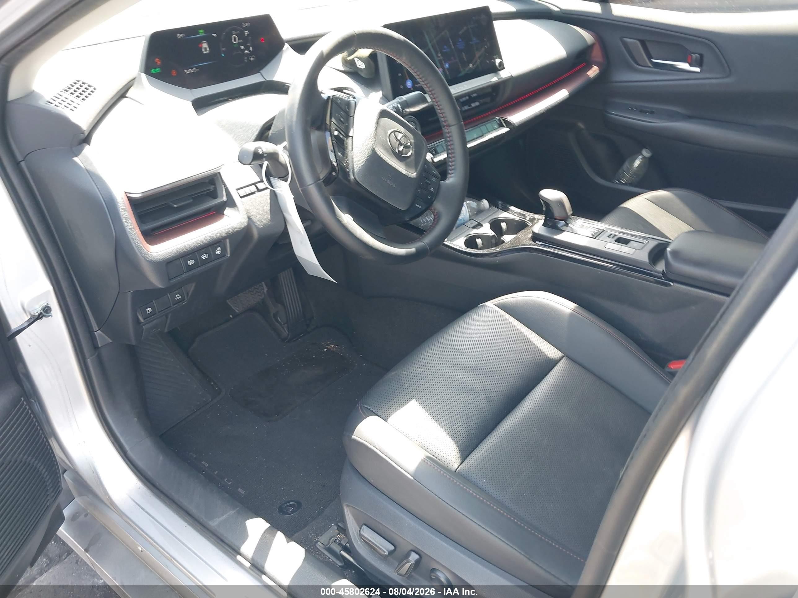 2024 Toyota Prius Prime Xse Silver vin: JTDACACU4R3025379