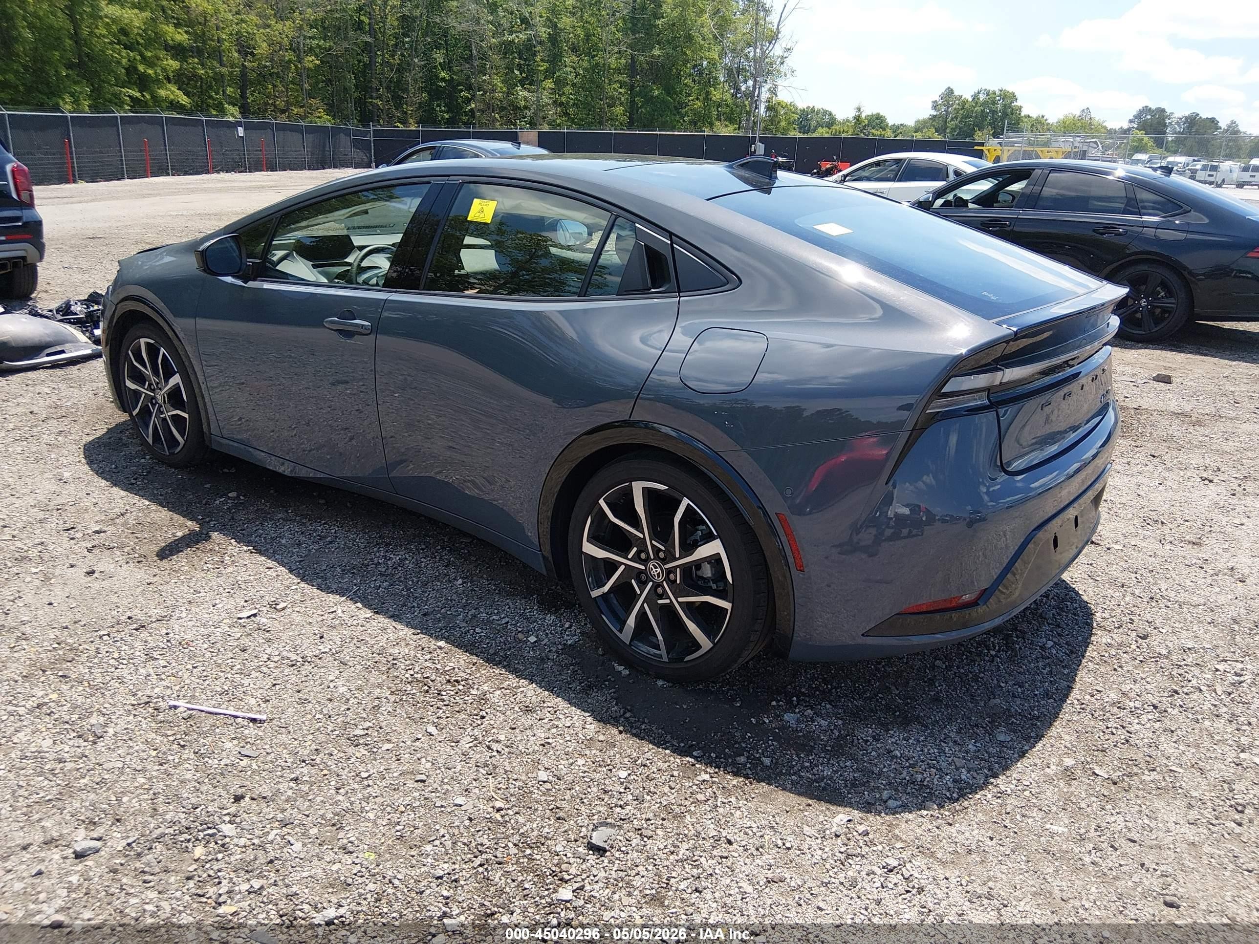 2024 Toyota Prius Prime Xse Premium Серый vin: JTDACACU6R3030227