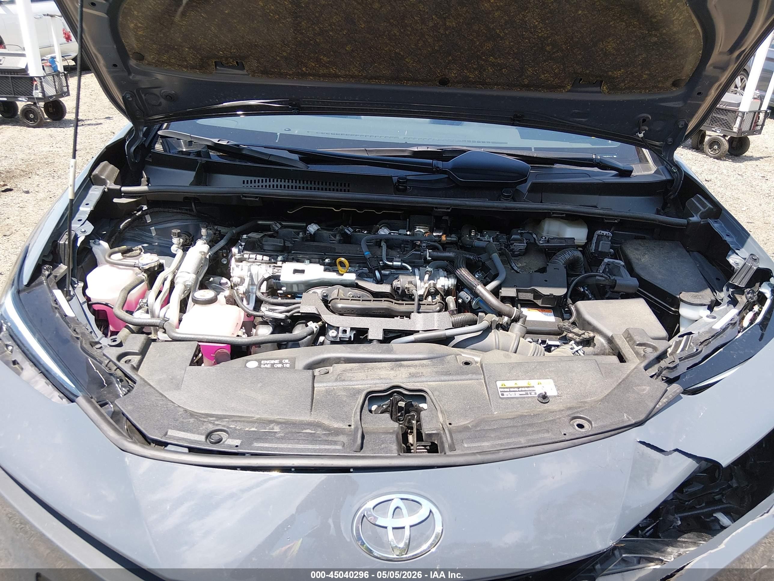 2024 Toyota Prius Prime Xse Premium Серый vin: JTDACACU6R3030227