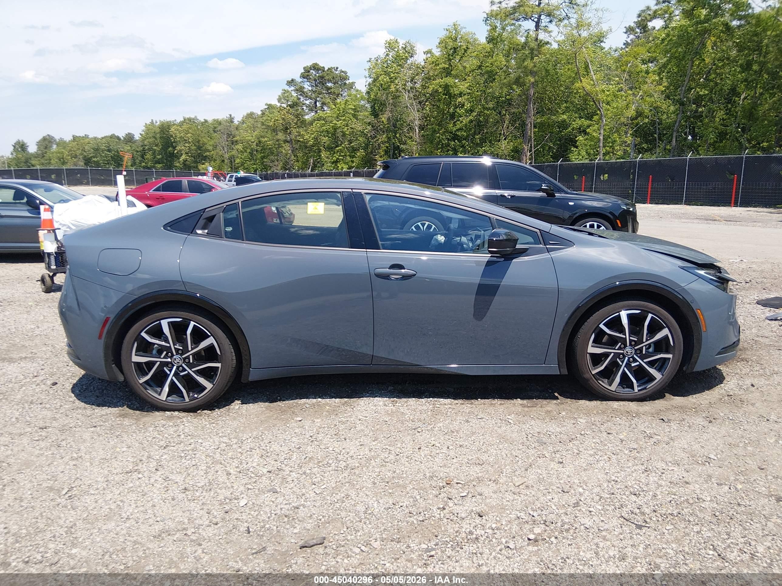 2024 Toyota Prius Prime Xse Premium Серый vin: JTDACACU6R3030227