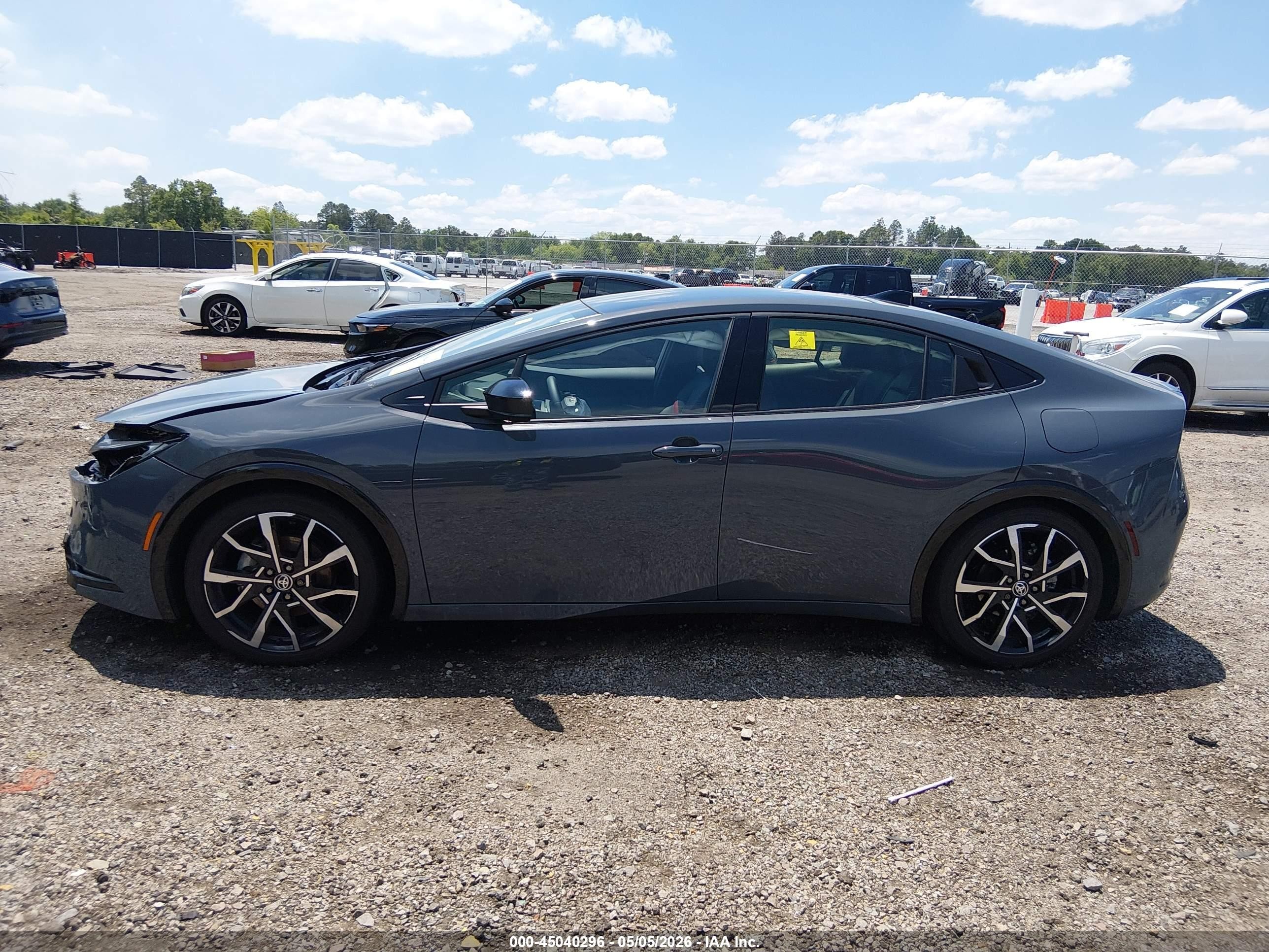 2024 Toyota Prius Prime Xse Premium Серый vin: JTDACACU6R3030227