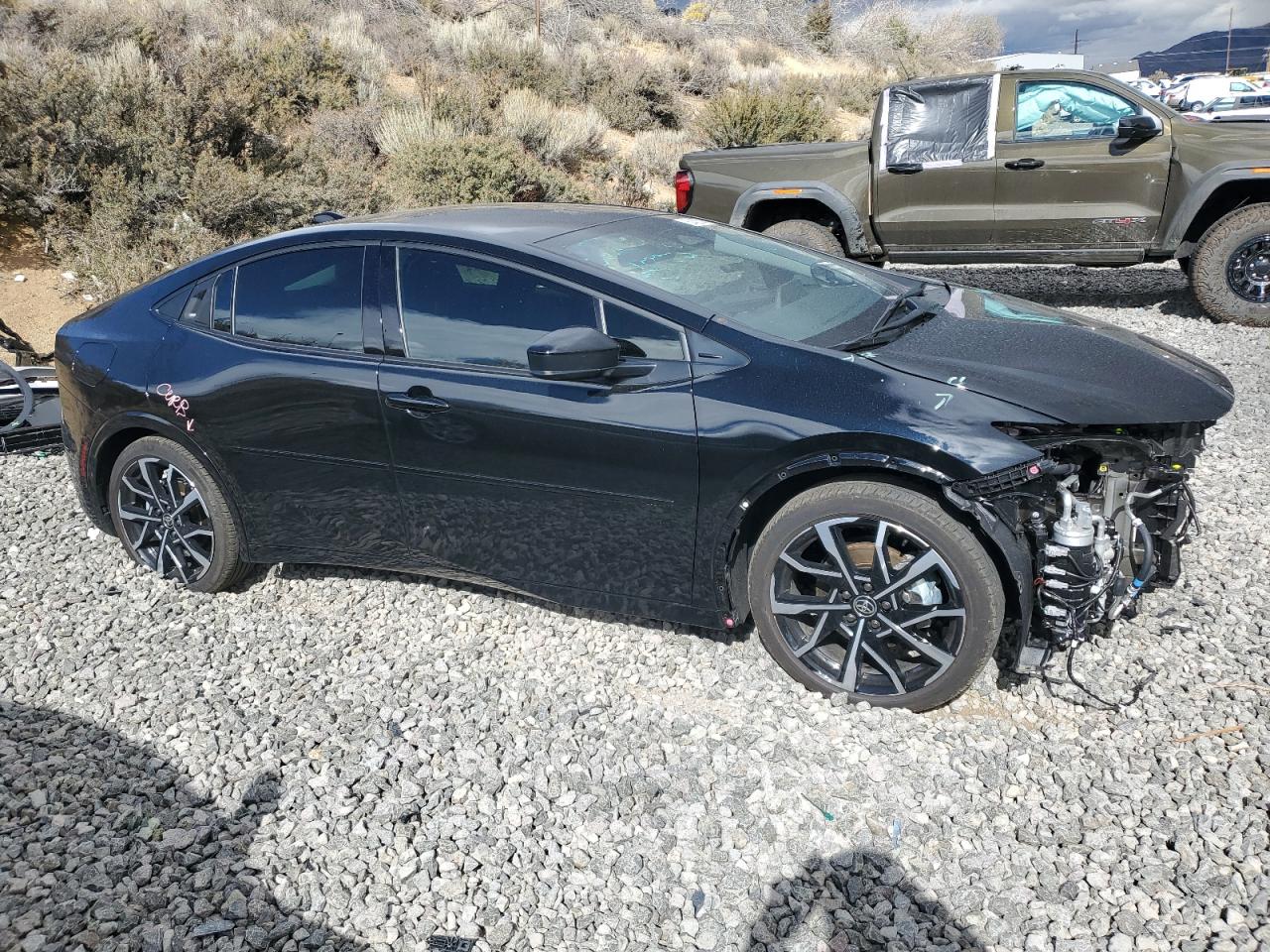 2024 Toyota Prius Prime Se Черный vin: JTDACACU6R3031216