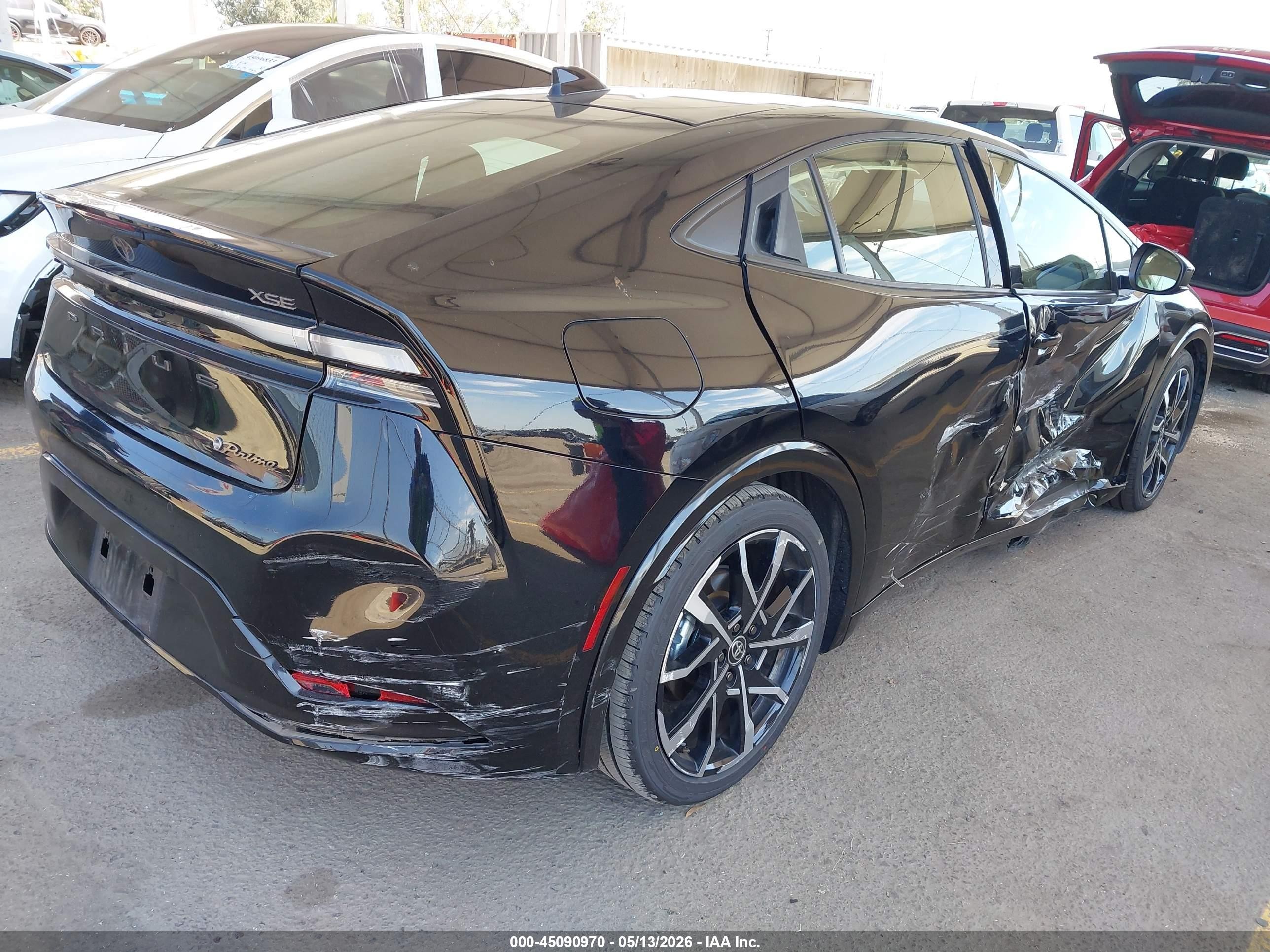 2023 Toyota Prius Prime Xse Black vin: JTDACACU7P3003163