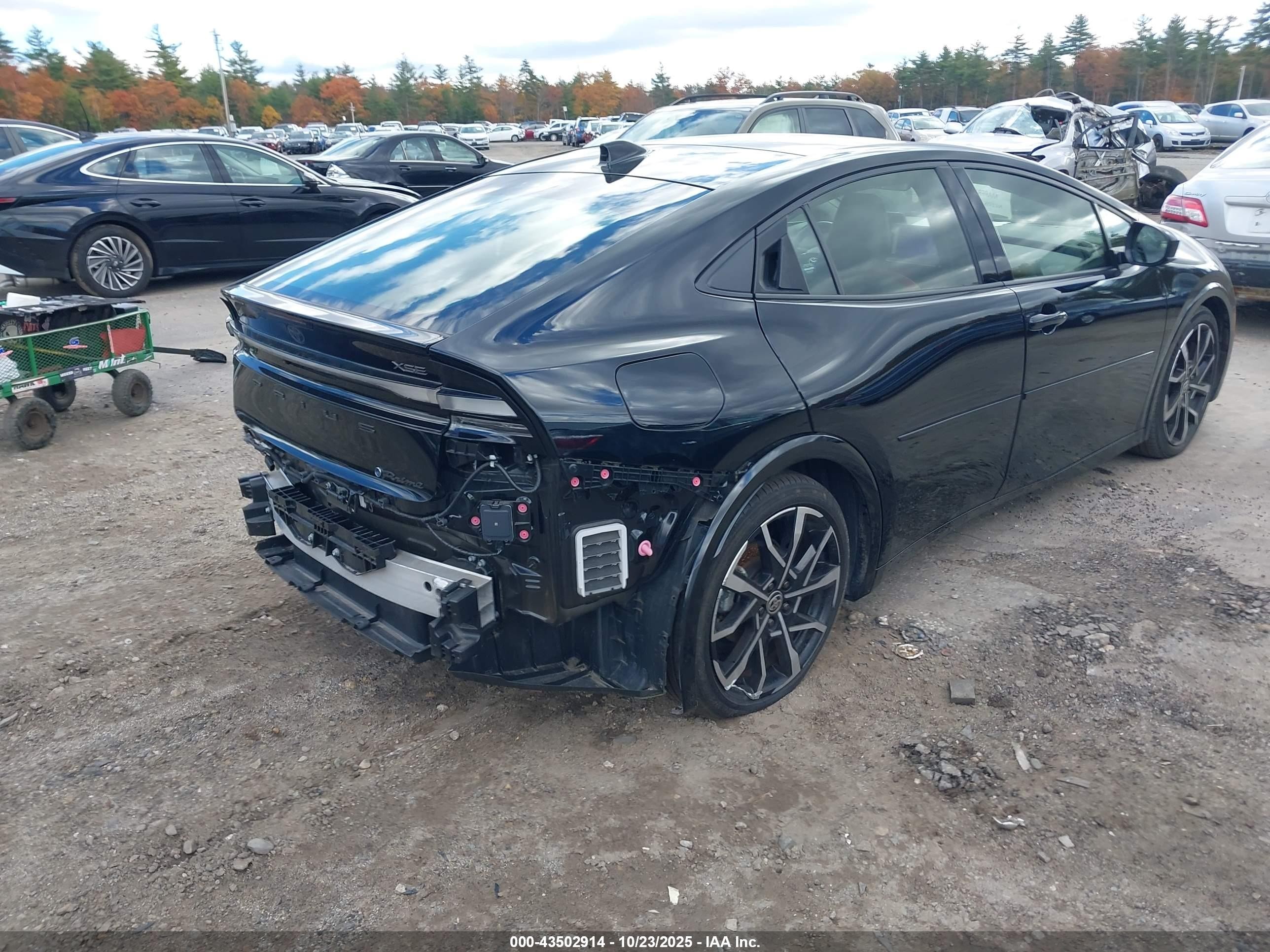 2023 Toyota Prius Prime Xse Black vin: JTDACACU7P3006869