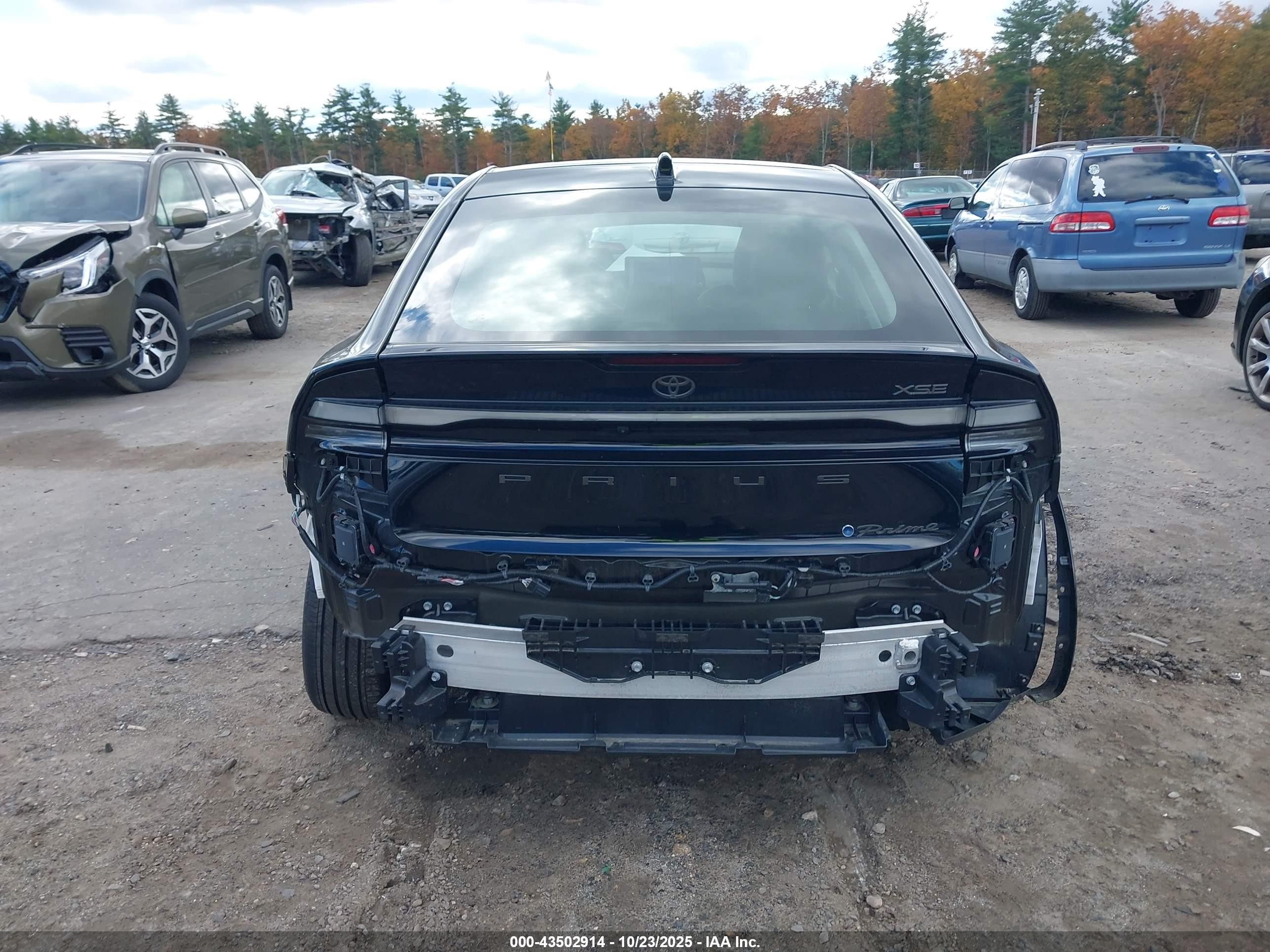 2023 Toyota Prius Prime Xse Black vin: JTDACACU7P3006869