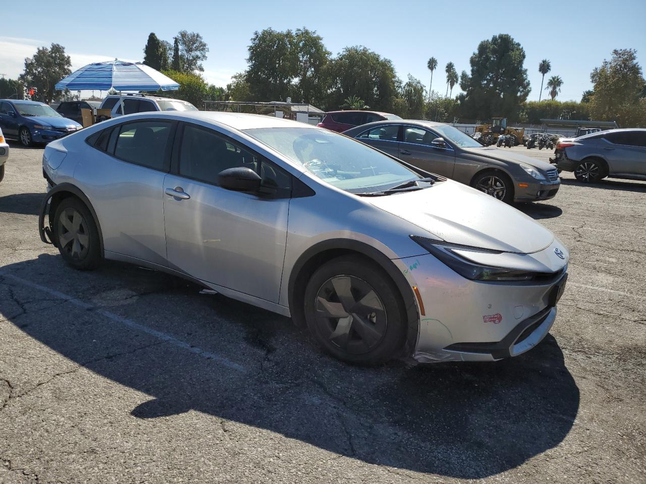 2024 Toyota Prius Prime Se Silver vin: JTDACACU8R3014689