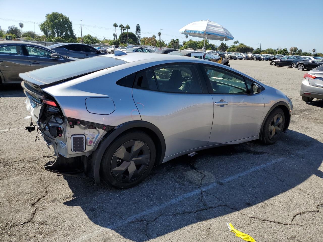 2024 Toyota Prius Prime Se Silver vin: JTDACACU8R3014689