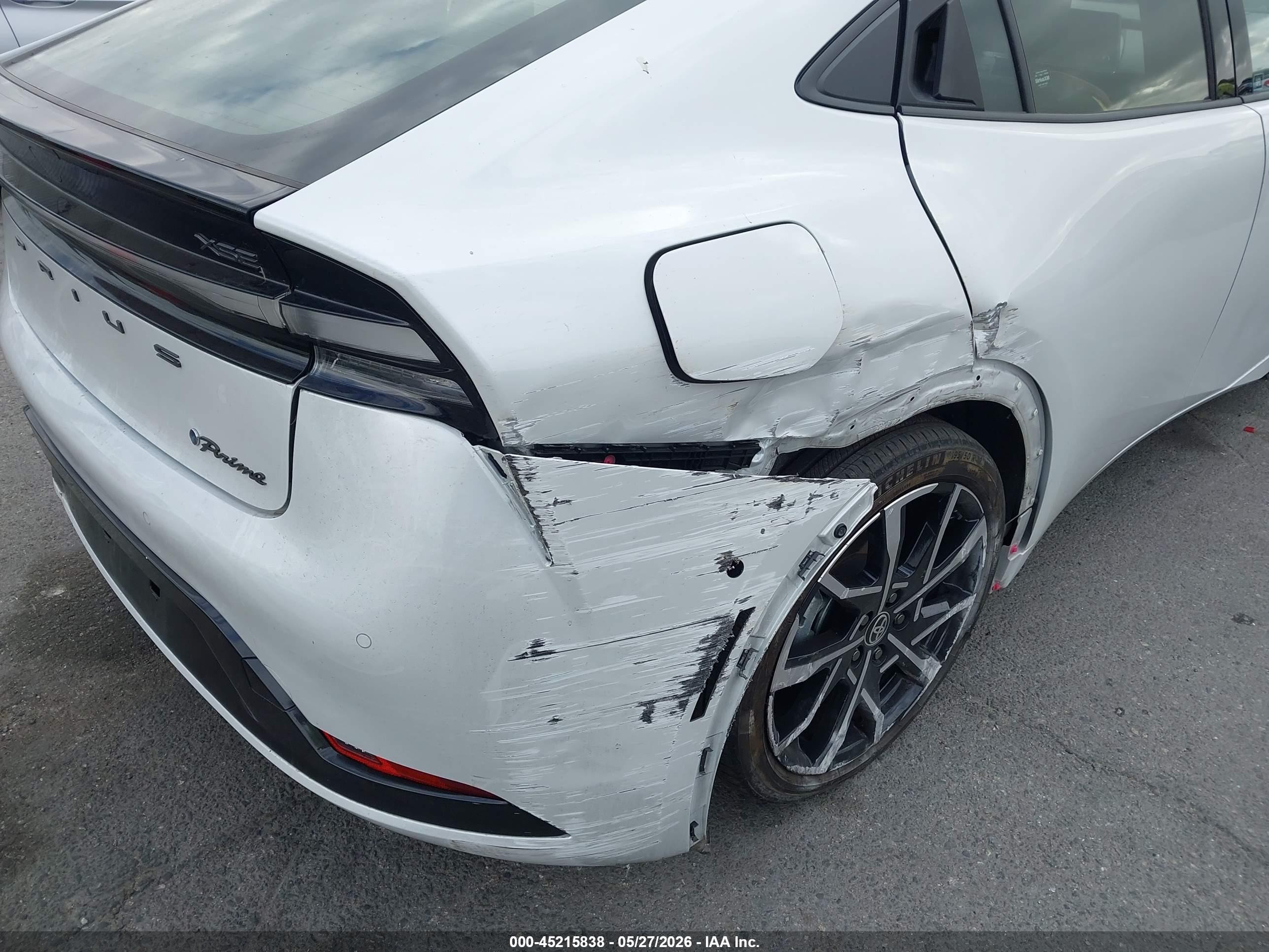 2024 Toyota Prius Prime Xse Premium White vin: JTDACACU9R3031341