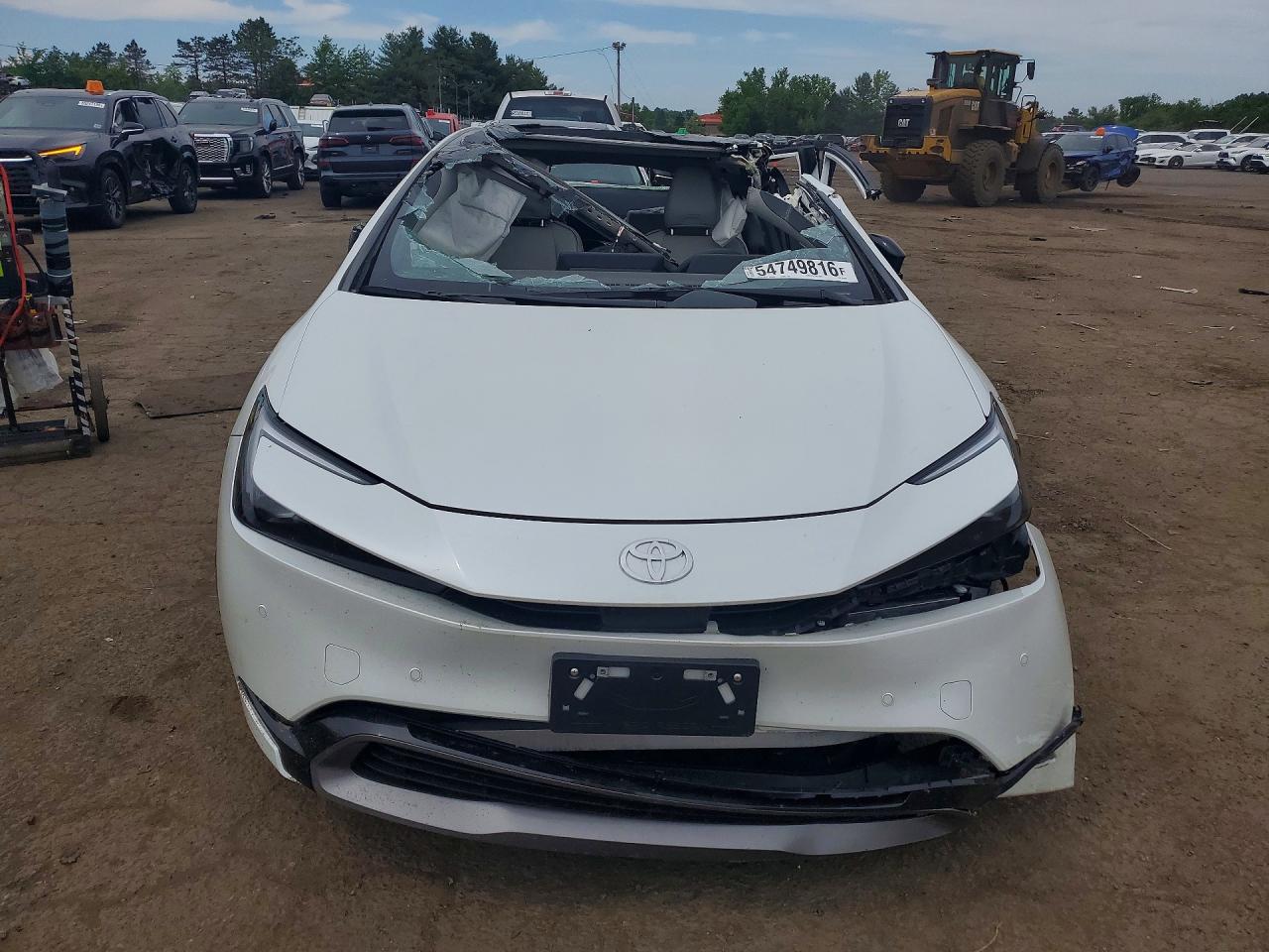2024 Toyota Prius Limited White vin: JTDADABUXR3018869