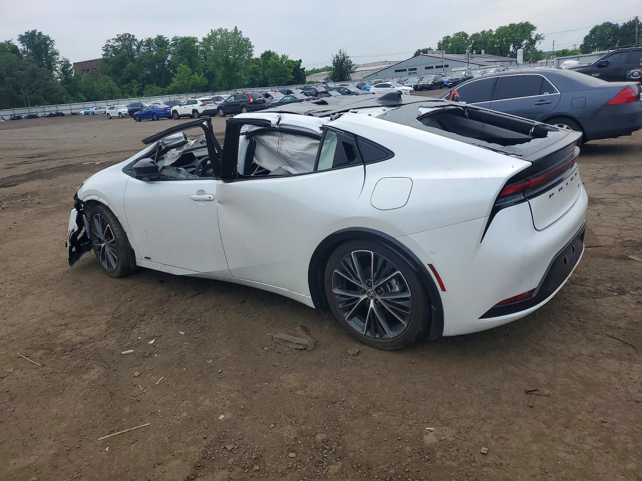 2024 Toyota Prius Limited White vin: JTDADABUXR3018869