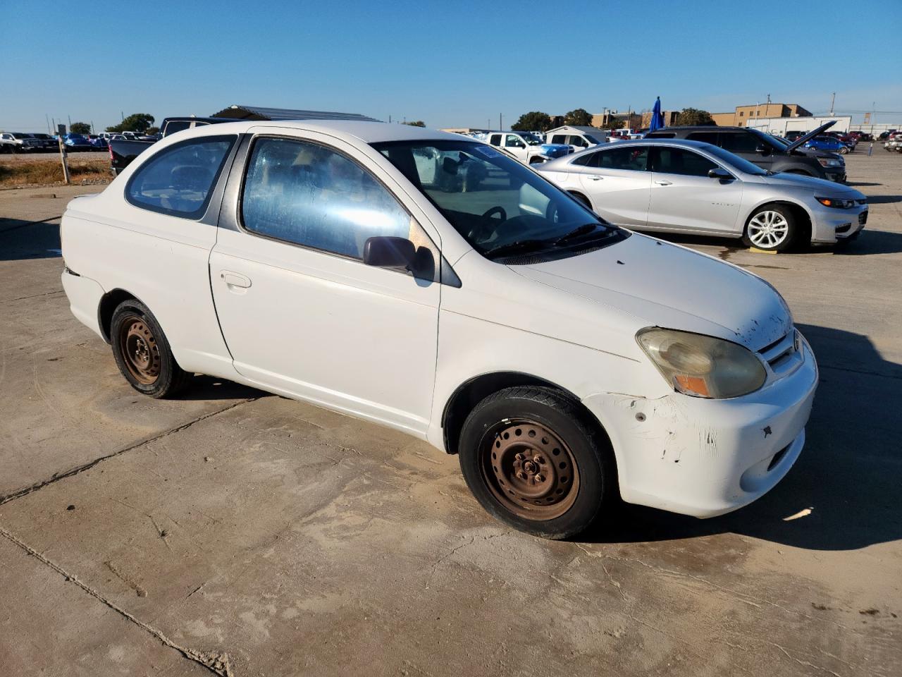 2004 Toyota Echo White vin: JTDAT123040337461