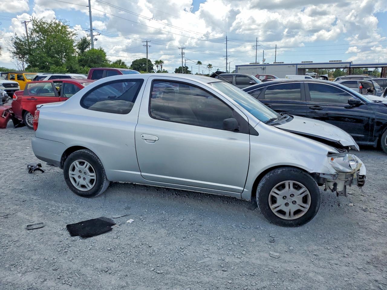 2001 Toyota Echo Base Silver vin: JTDAT123110100876