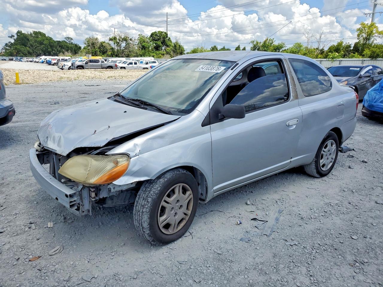 2001 Toyota Echo Base Silver vin: JTDAT123110100876