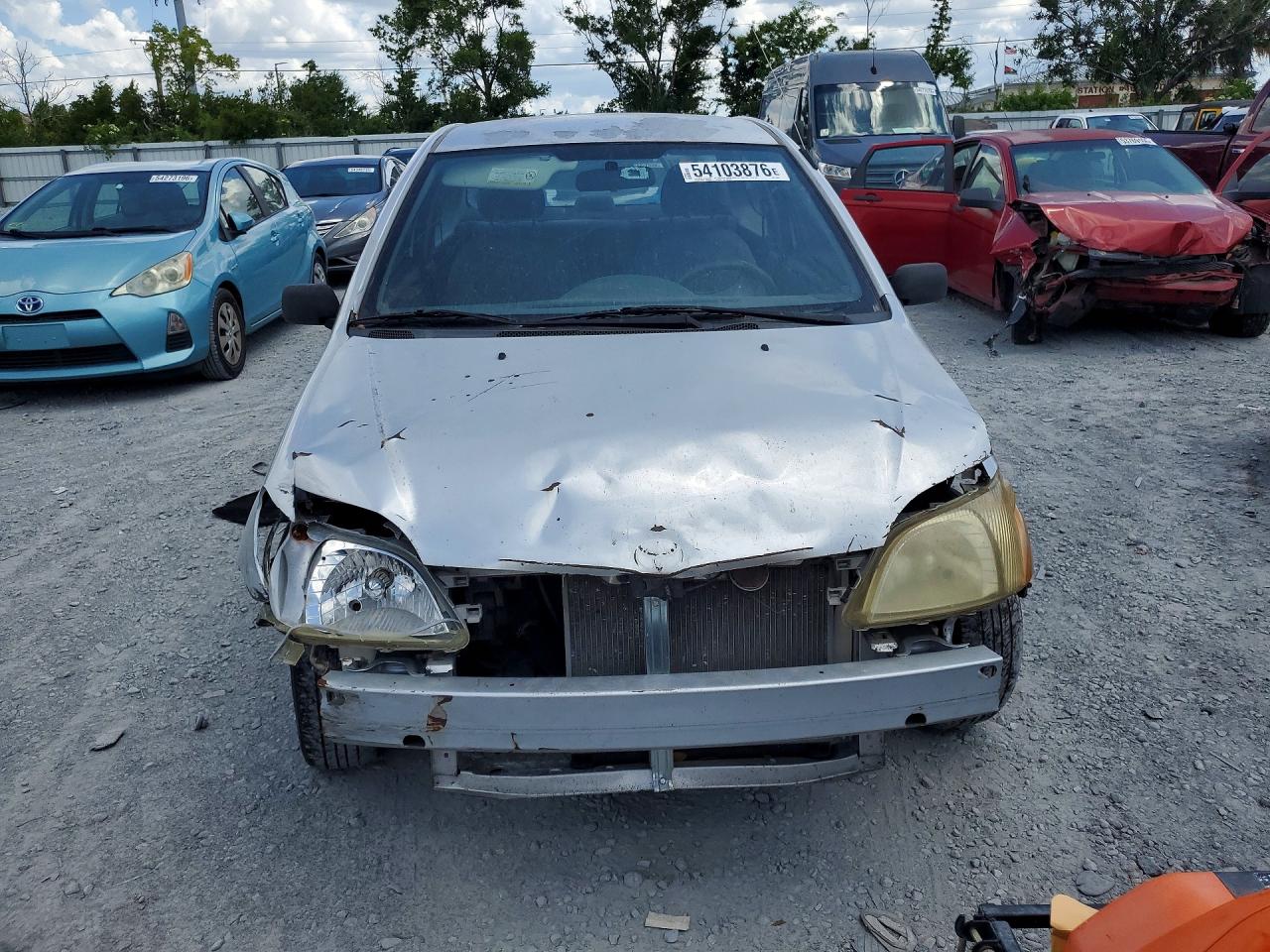 2001 Toyota Echo Base Silver vin: JTDAT123110100876