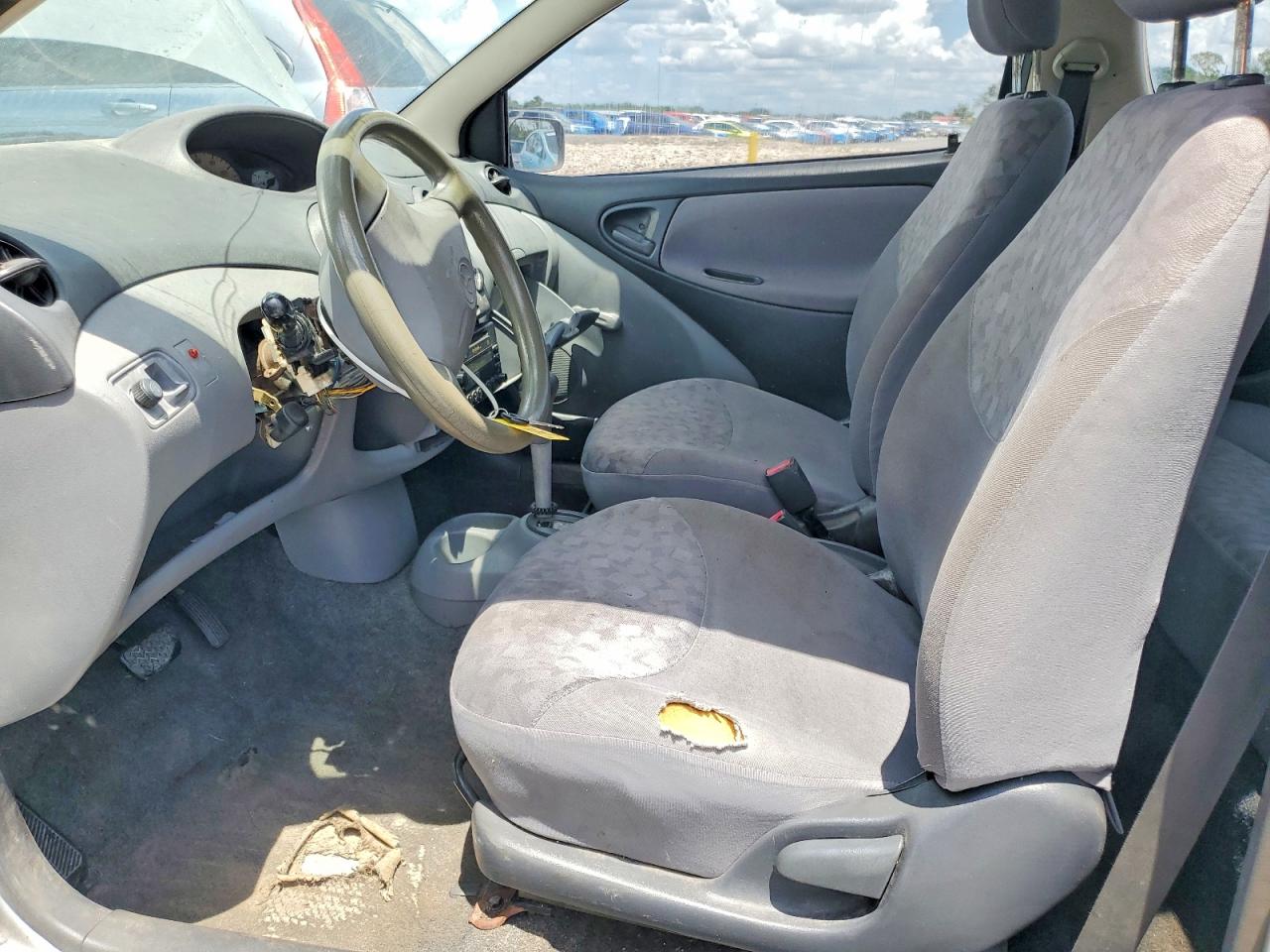 2001 Toyota Echo Base Silver vin: JTDAT123110100876