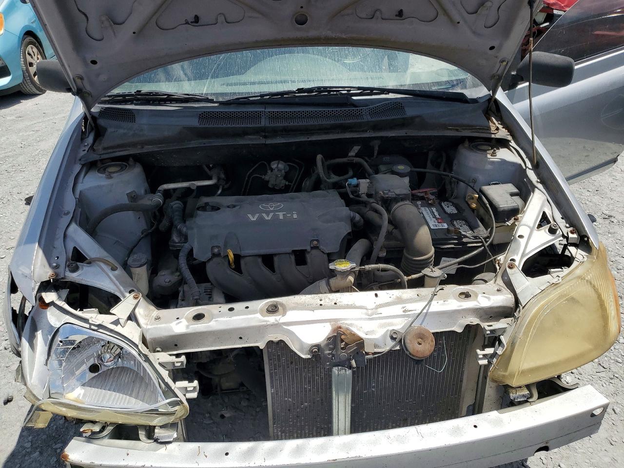 2001 Toyota Echo Base Silver vin: JTDAT123110100876