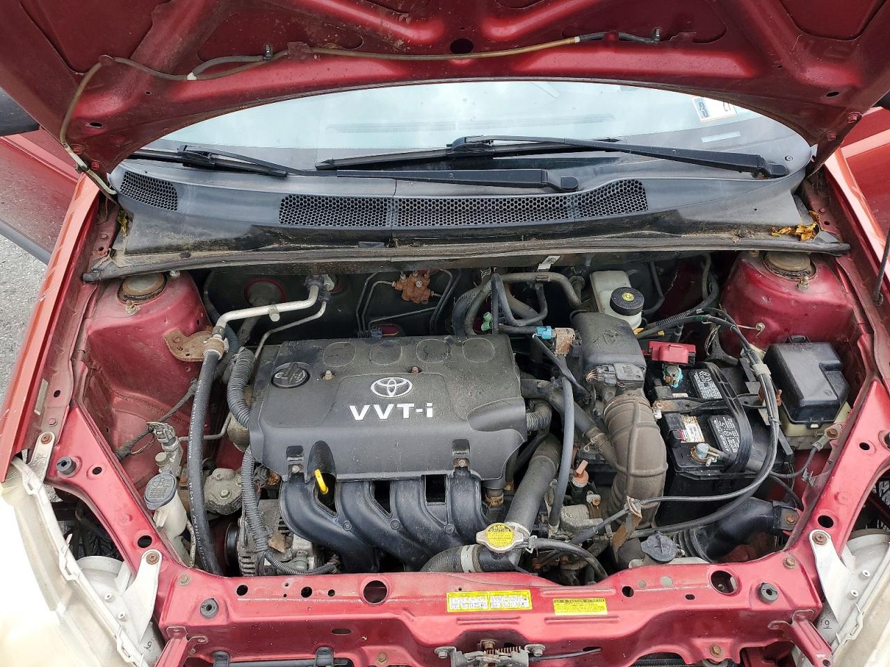 2003 Toyota Echo Base Burgundy vin: JTDAT123130275891
