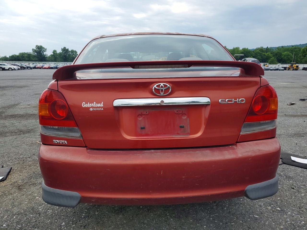 2003 Toyota Echo Base Burgundy vin: JTDAT123130275891