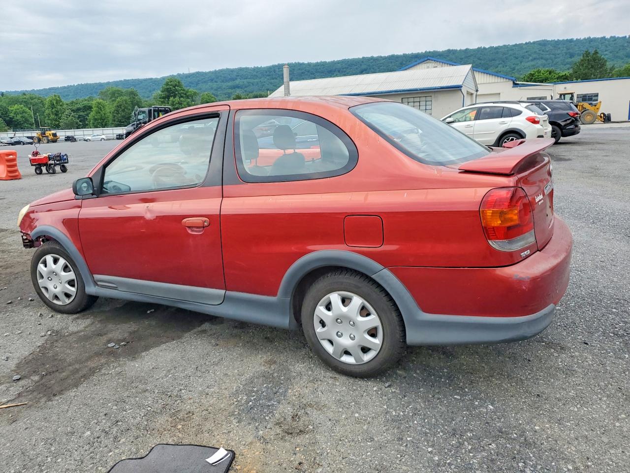 2003 Toyota Echo Base Burgundy vin: JTDAT123130275891